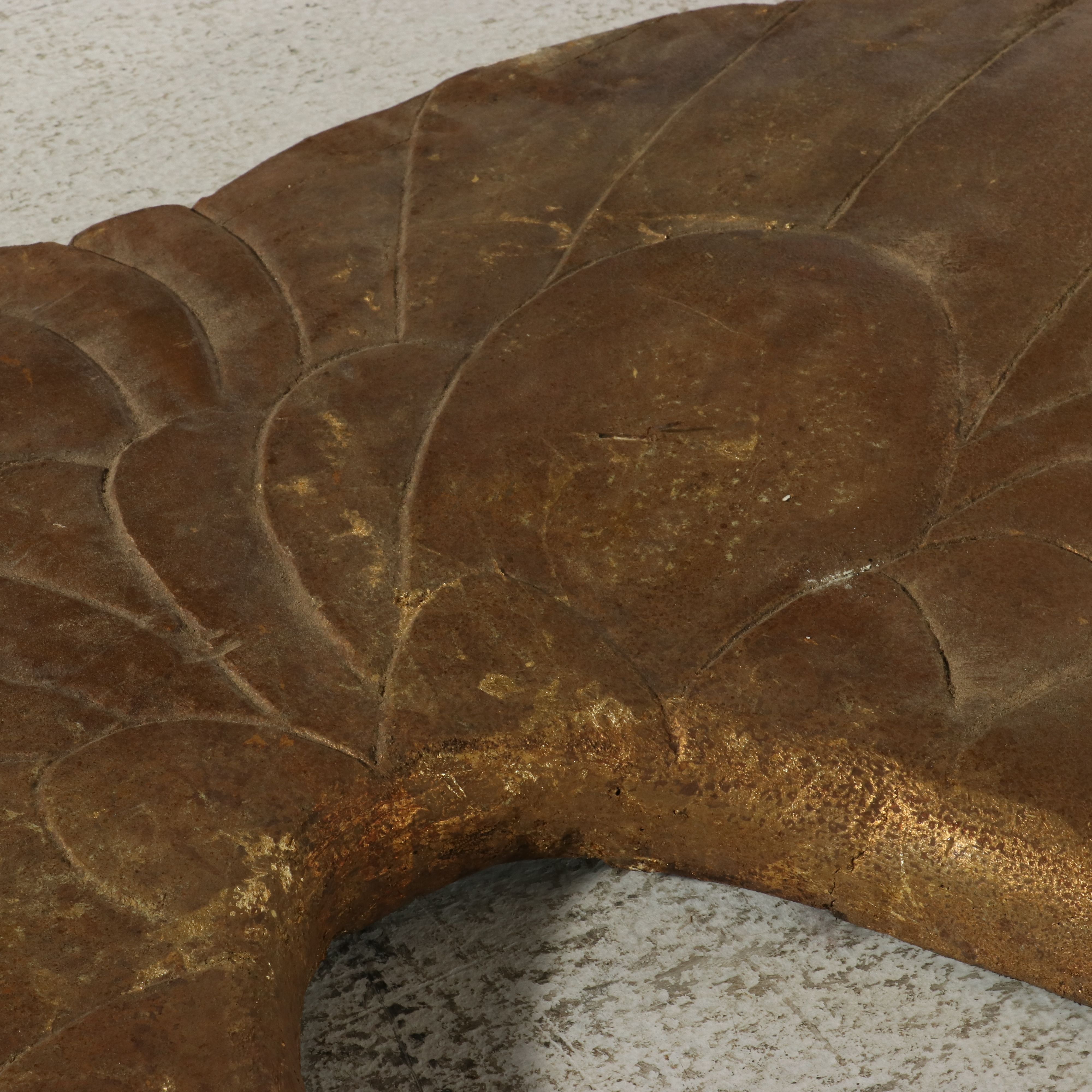 Pair of Monumental Carved Giltwood and Gesso Angel Wings