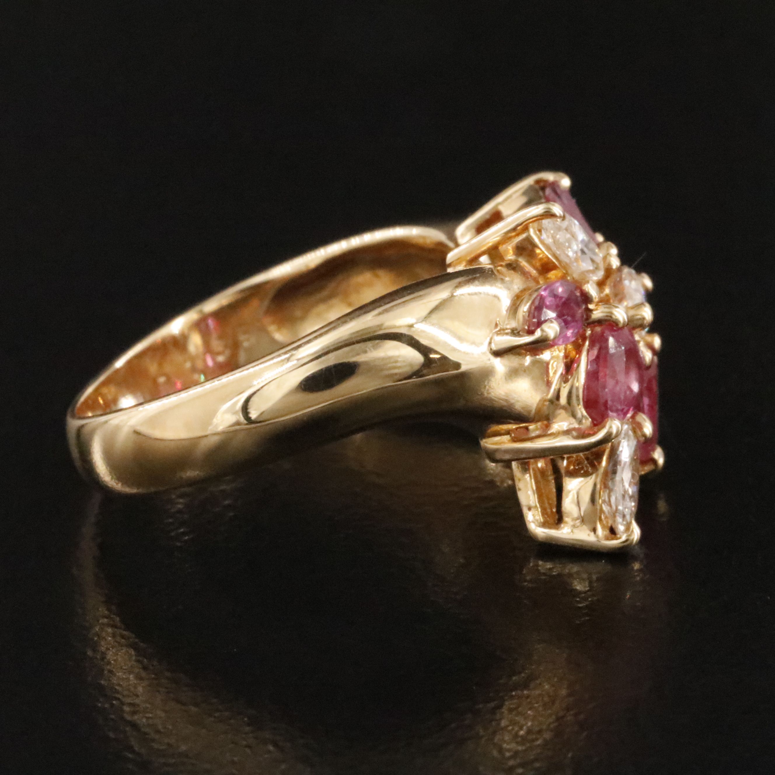 18K Ruby and Diamond Ring