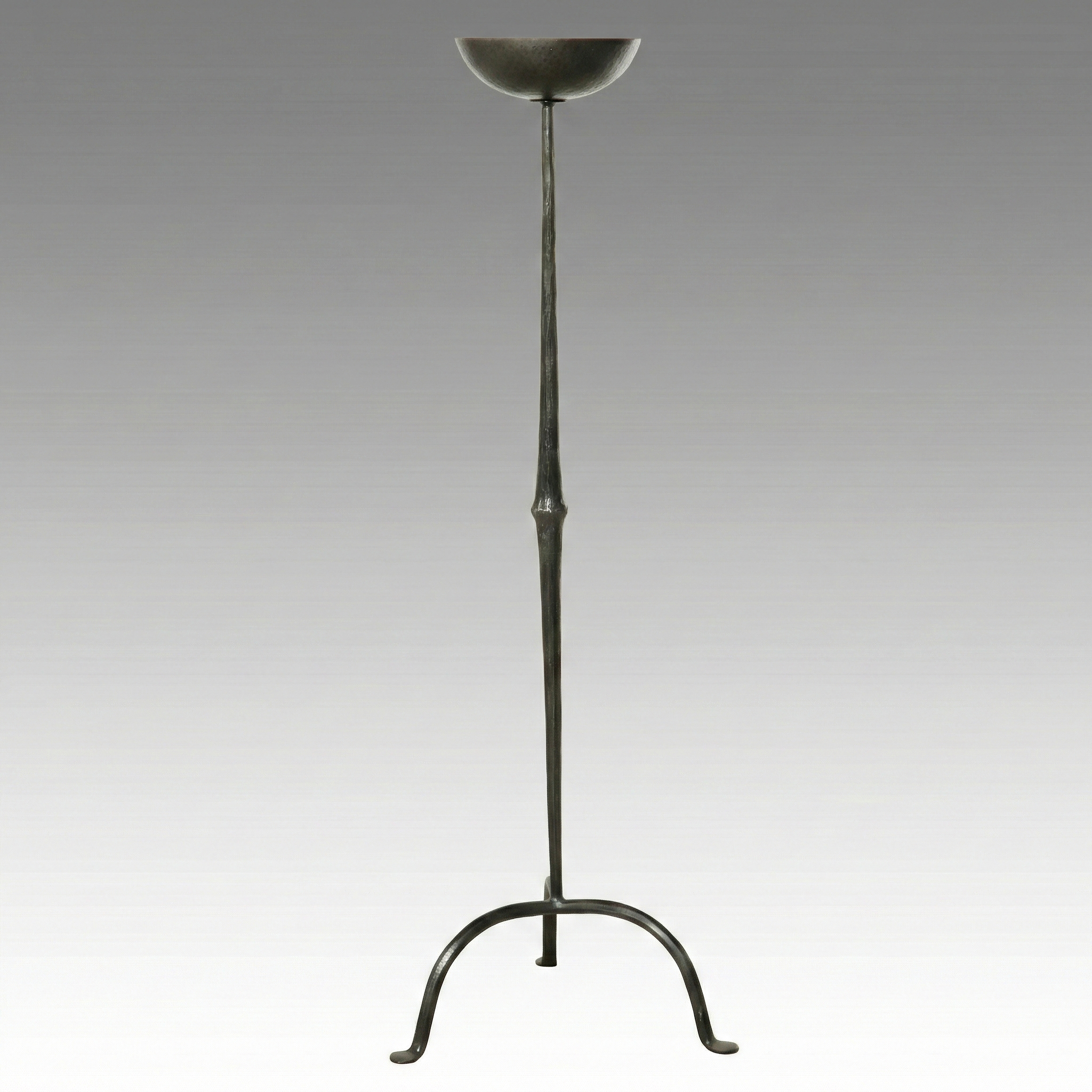 Wrought Iron Pillar Floor Candle Holder