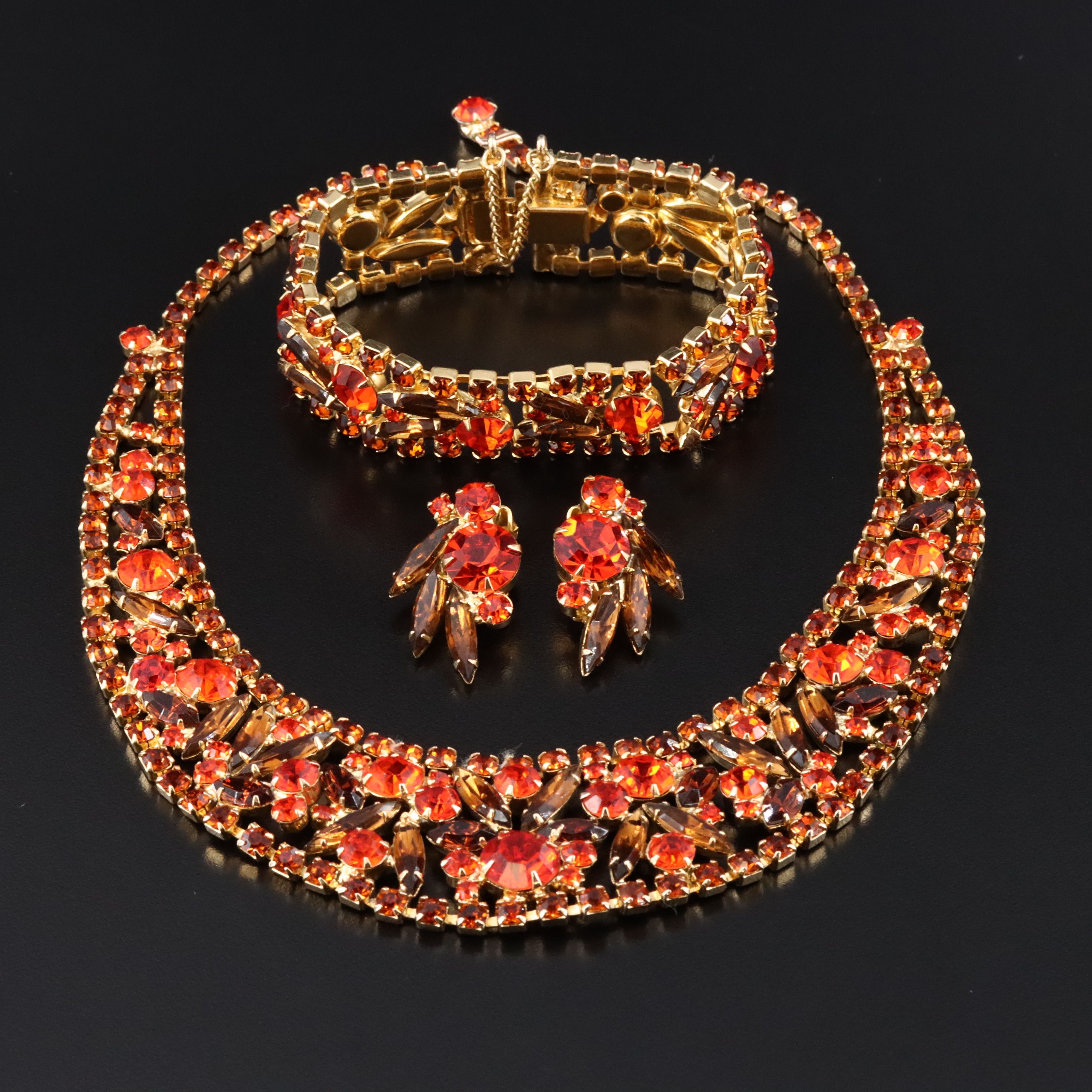 Rhinestone Juliana D&E Sticks and Stones Demi Parure