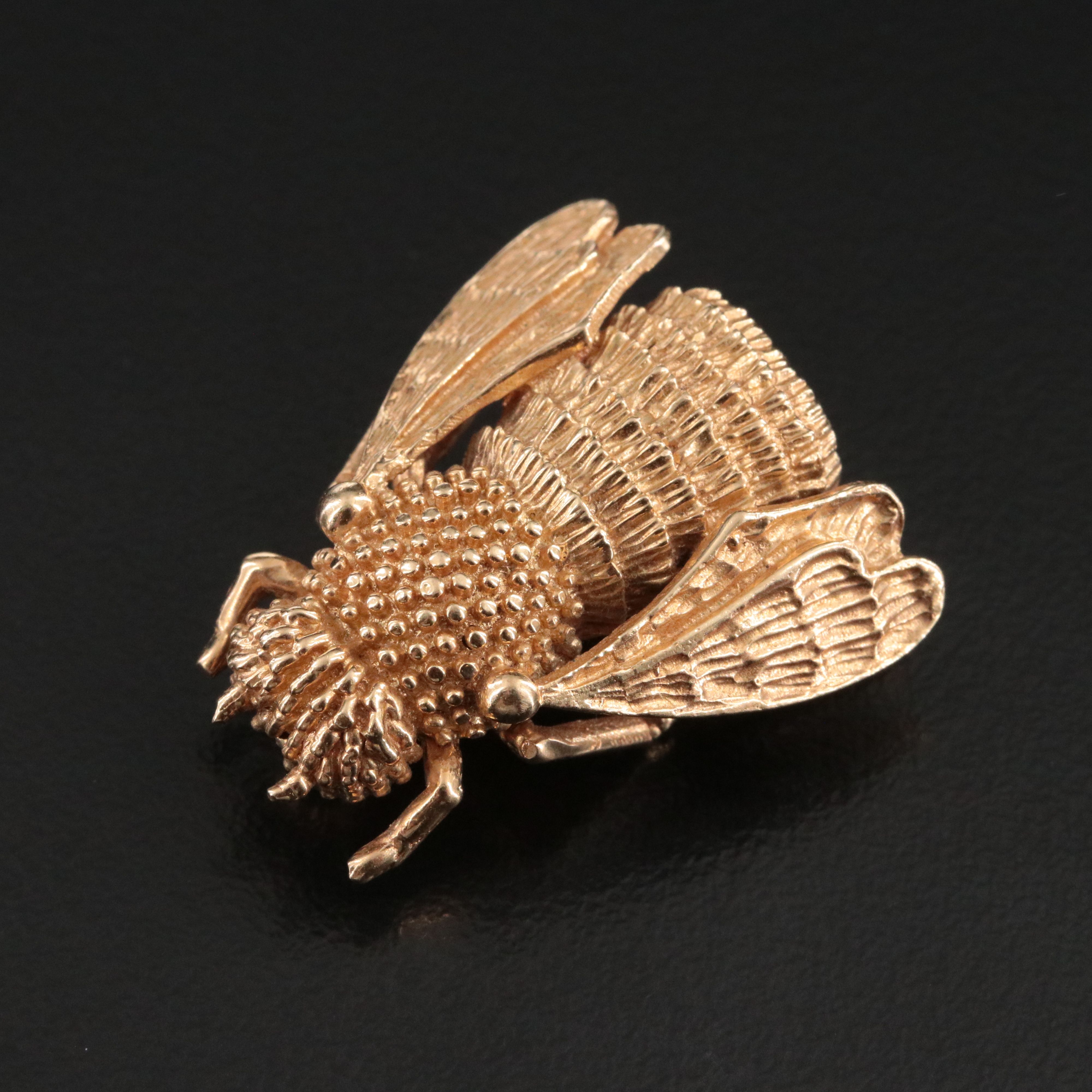 14K Bumblebee Brooch
