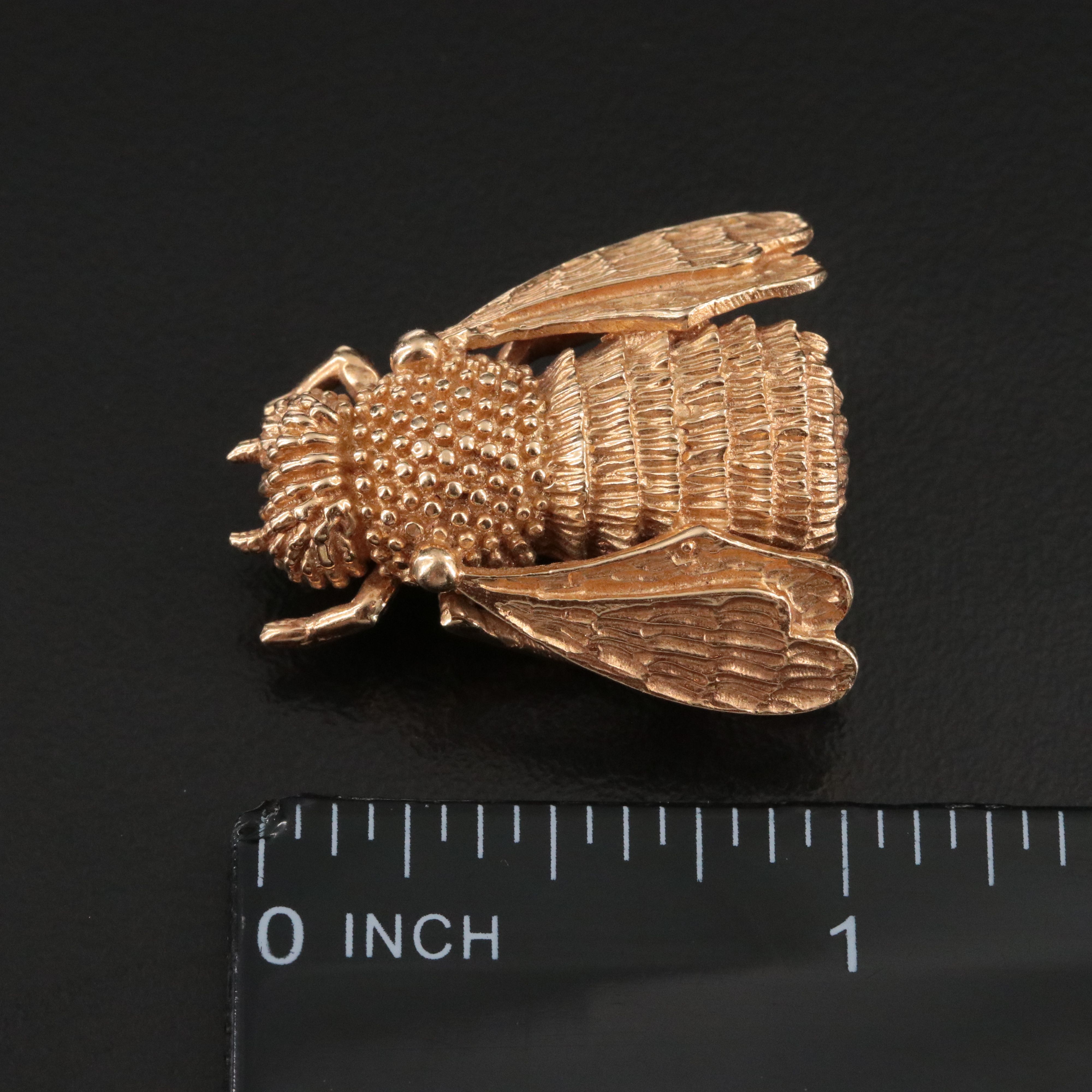 14K Bumblebee Brooch