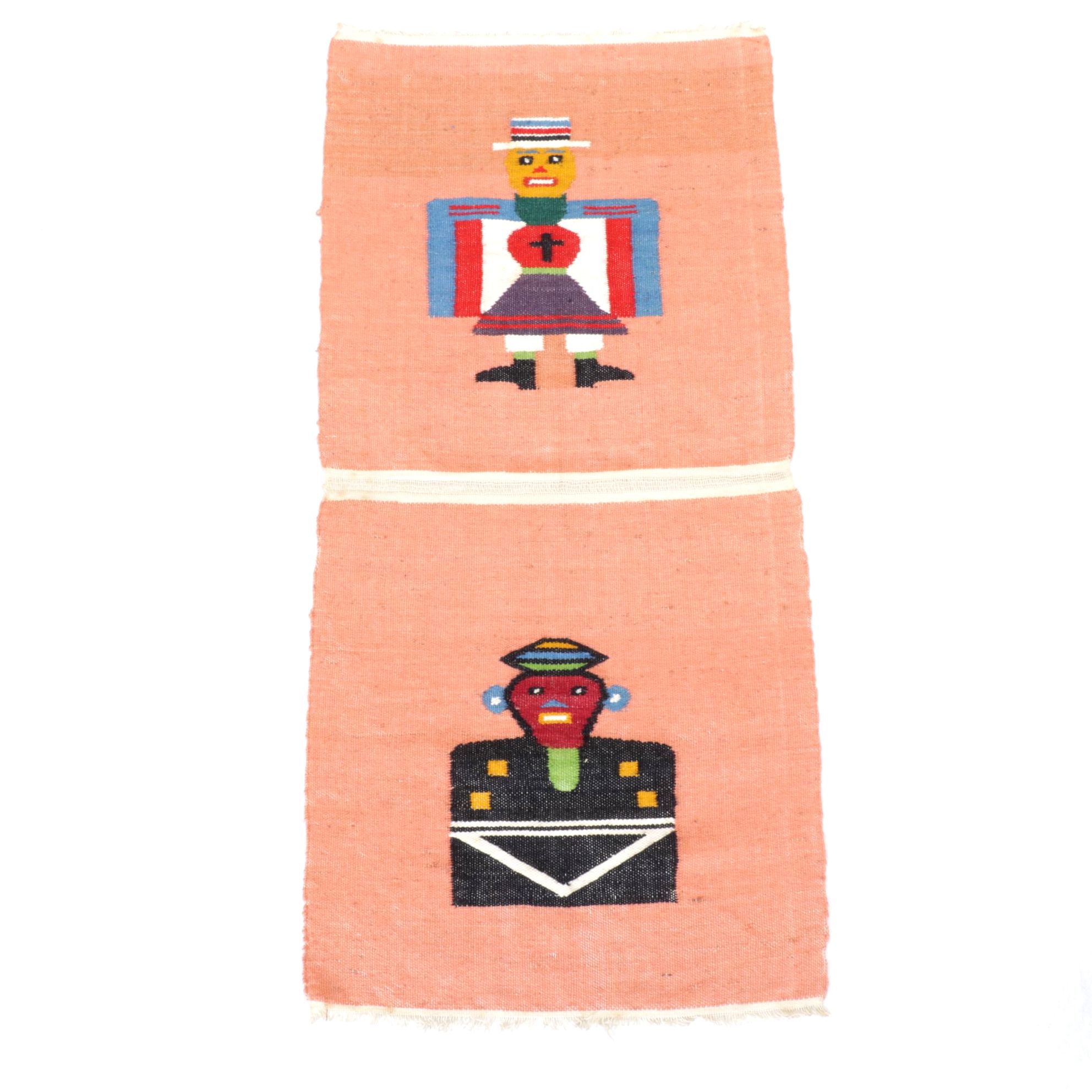 Handwoven Wool South American Wall Tapestry