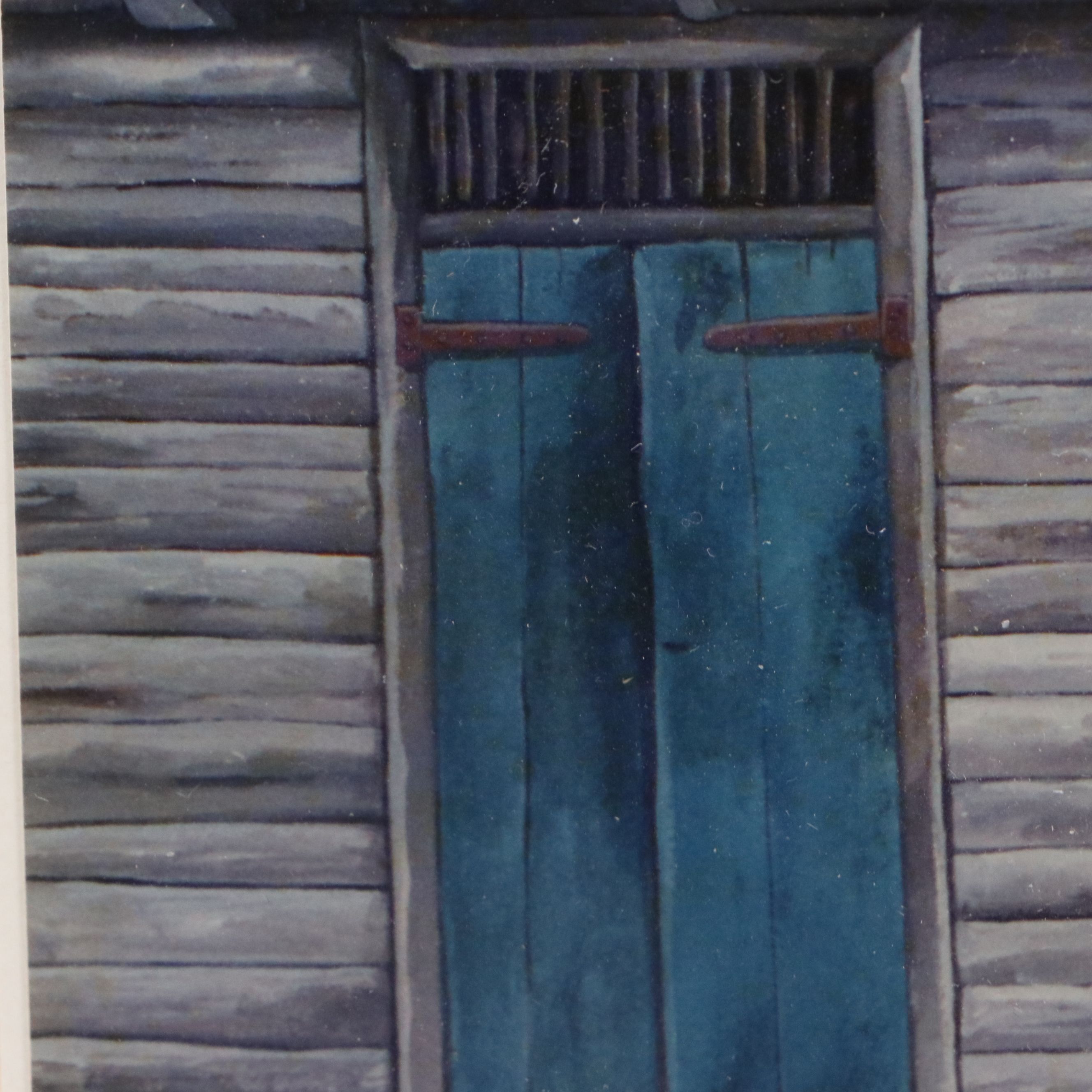 Bo Jia Giclée on Board of Two Doors