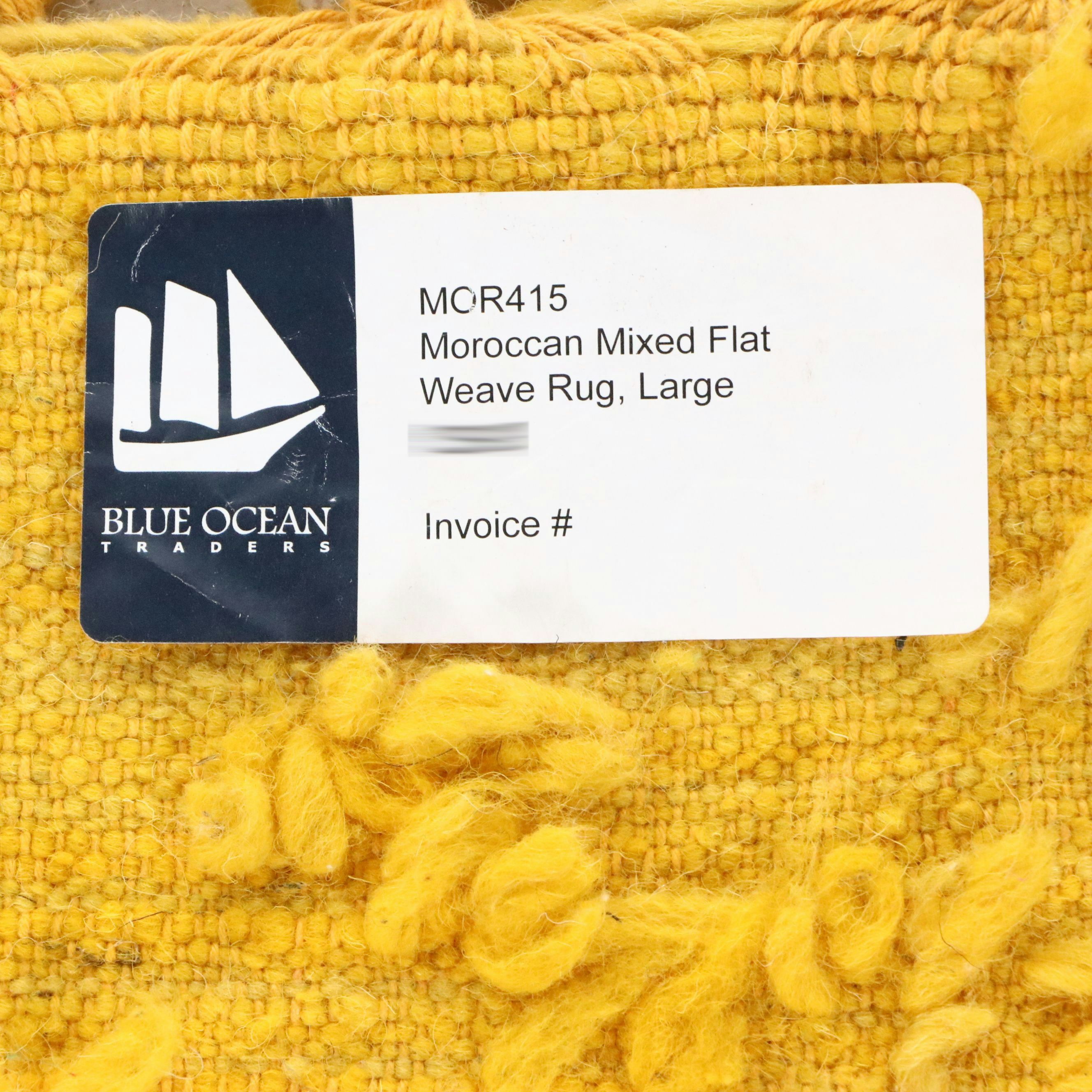 4'10 x 8'1 Handmade Moroccan Mixed Technique Area Rug