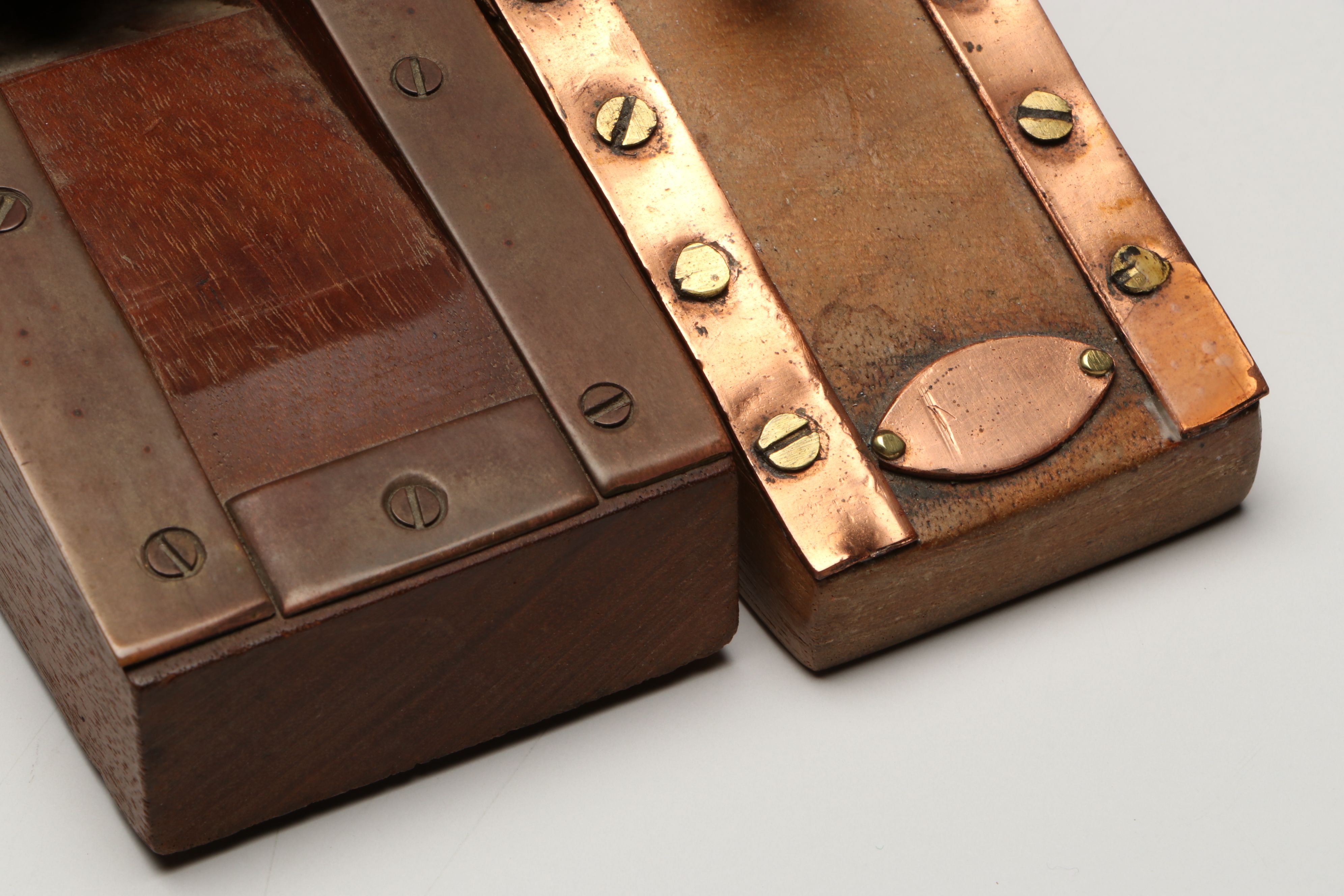 Handcrafted Metal Biplane Sculpture with Toy Cannons