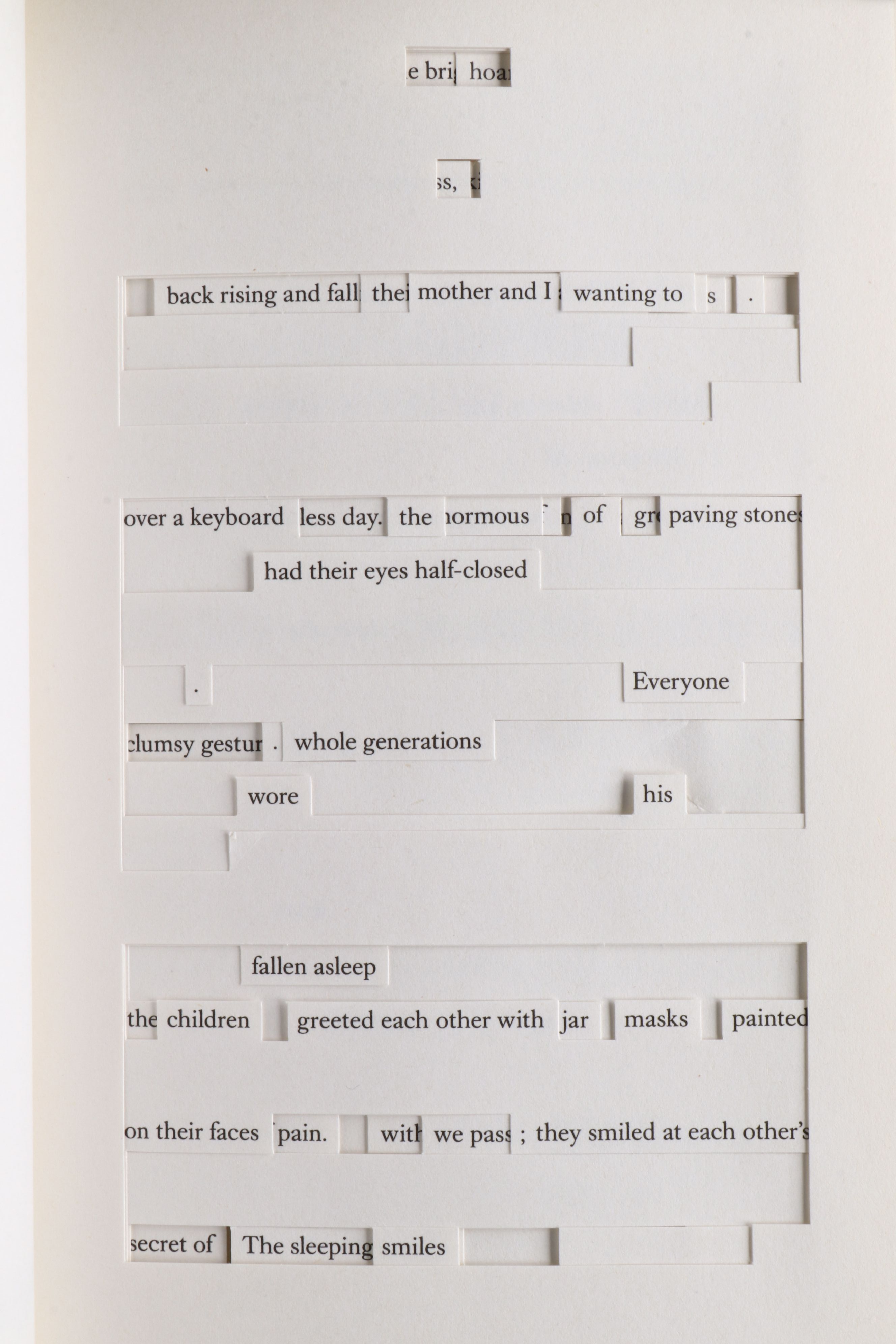 First Edition "Tree of Codes" by Jonathan Safran Foer, 2010