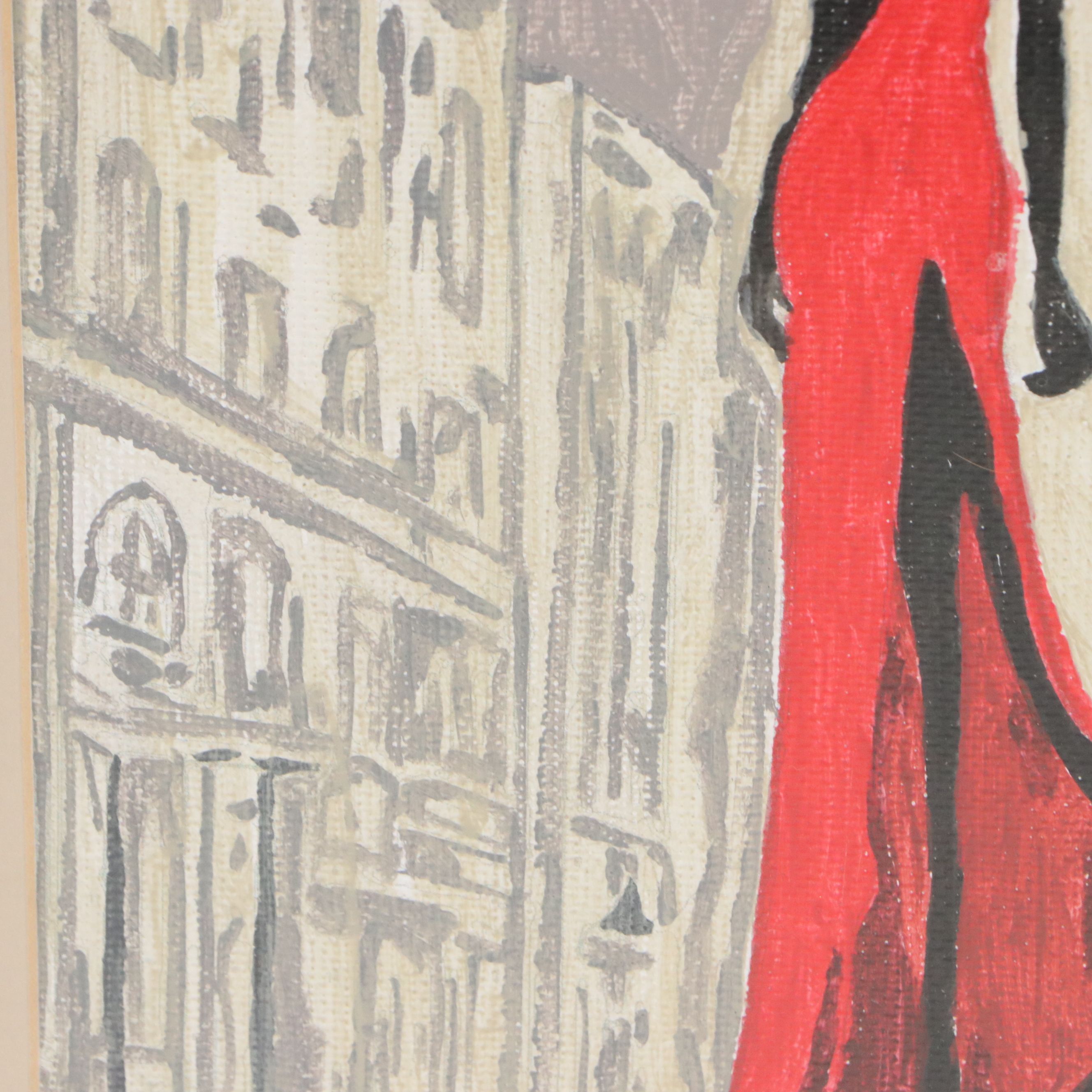 Brittony Martin Acrylic Painting of Catwalk, Circa 2026