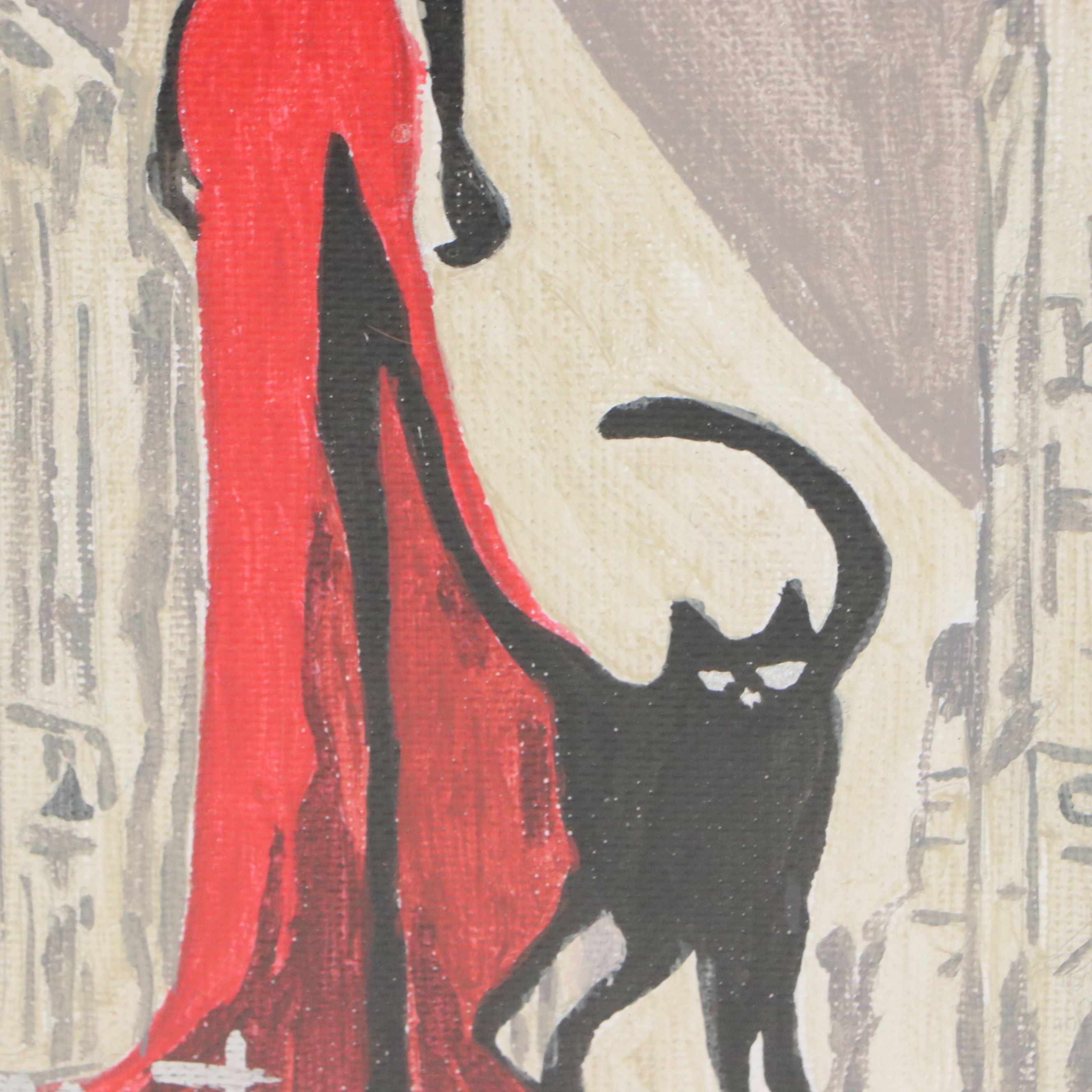 Brittony Martin Acrylic Painting of Catwalk, Circa 2026