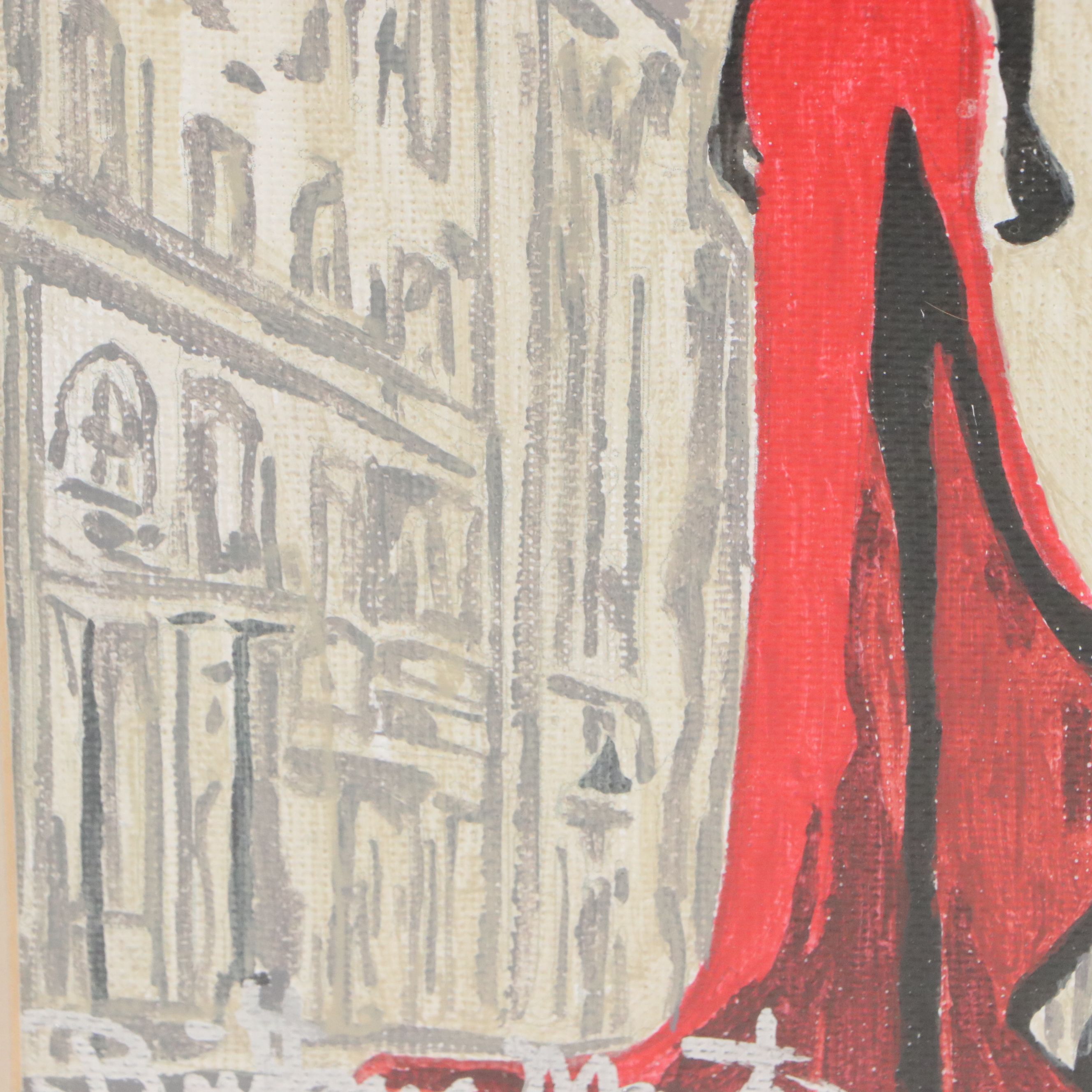 Brittony Martin Acrylic Painting of Catwalk, Circa 2026