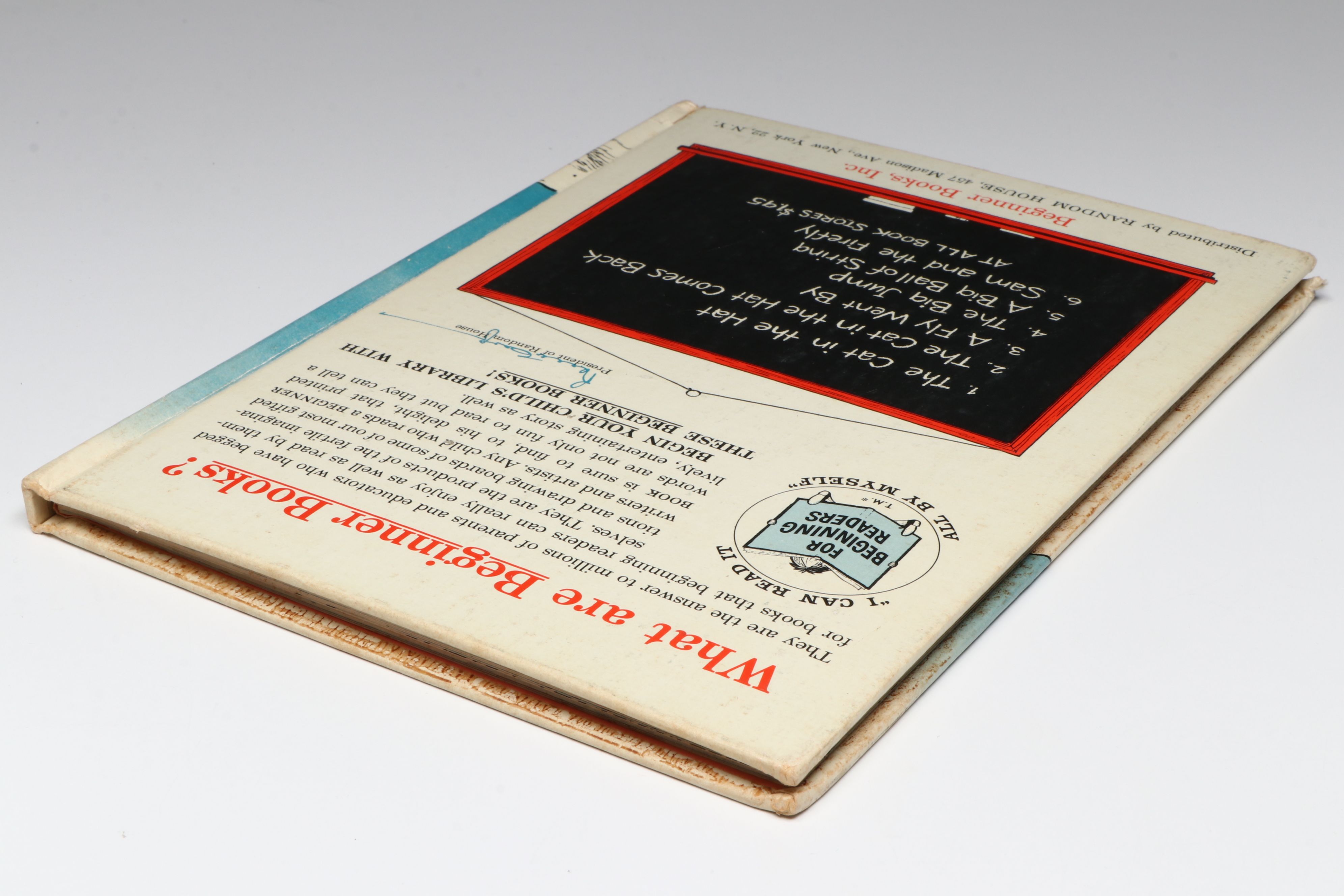 First Printing "The Cat in the Hat Comes Back" by Dr. Seuss, 1958