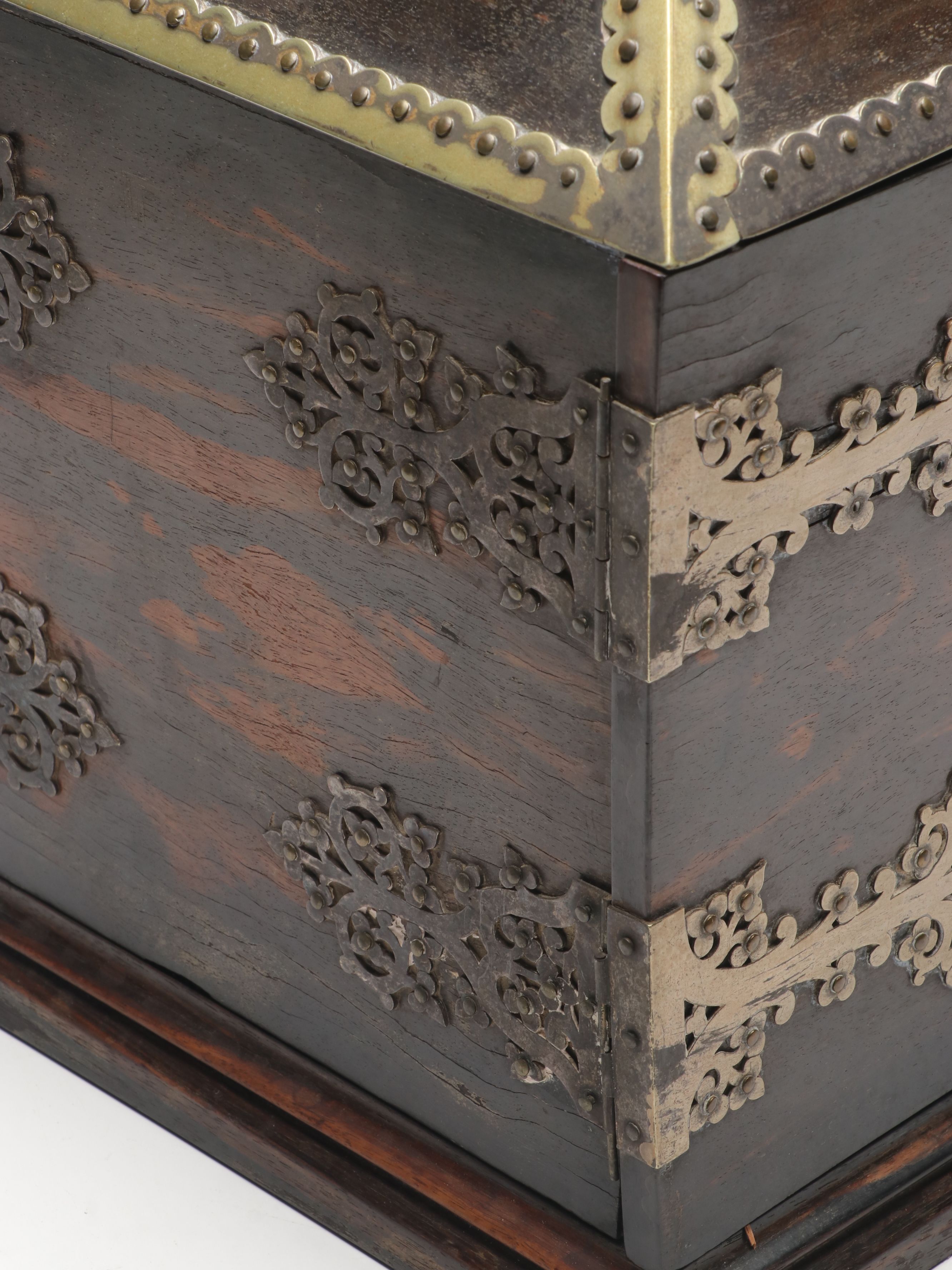 William IV Brass Mounted Calamander Box, First Half 19th Century