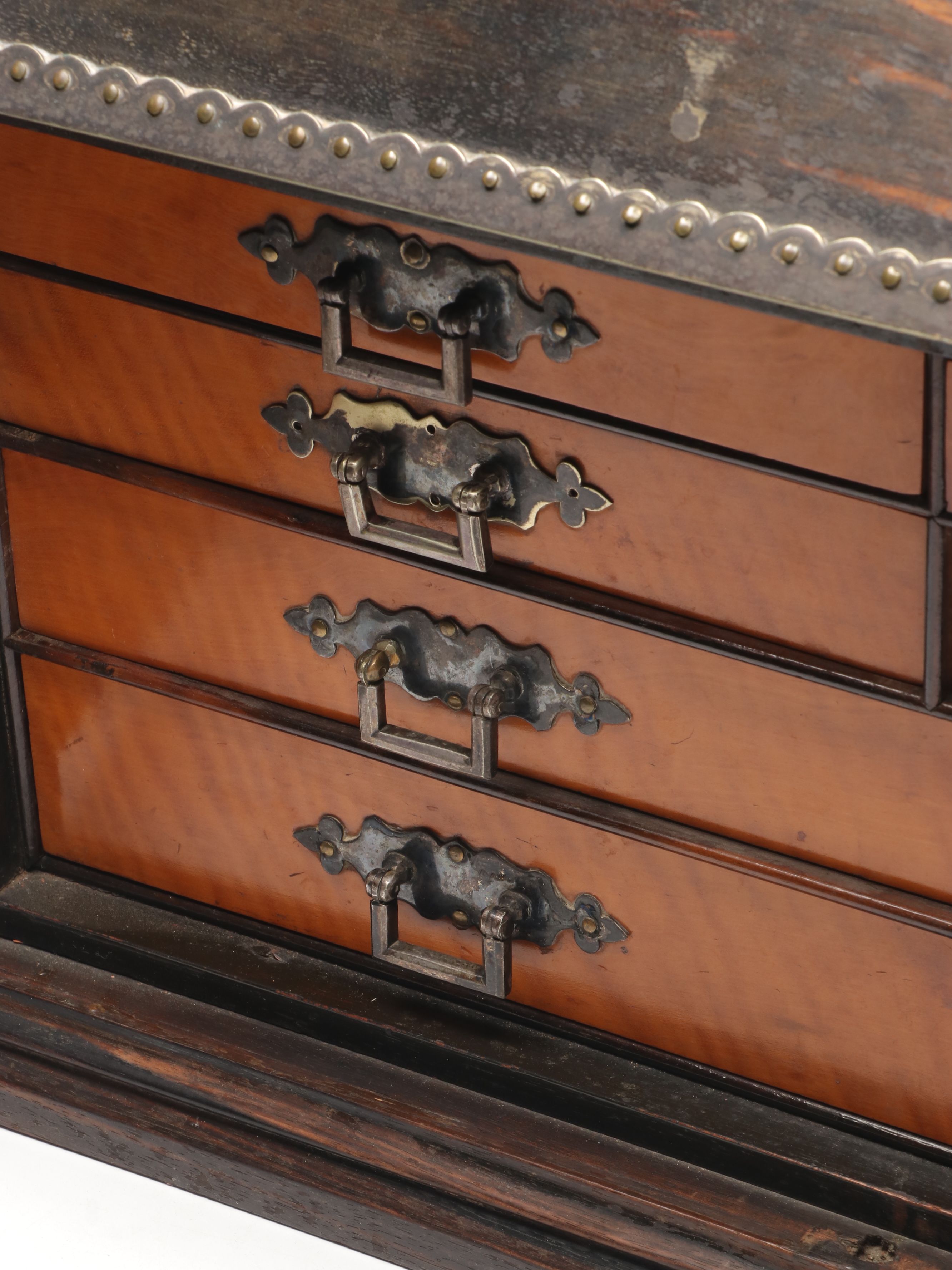 William IV Brass Mounted Calamander Box, First Half 19th Century