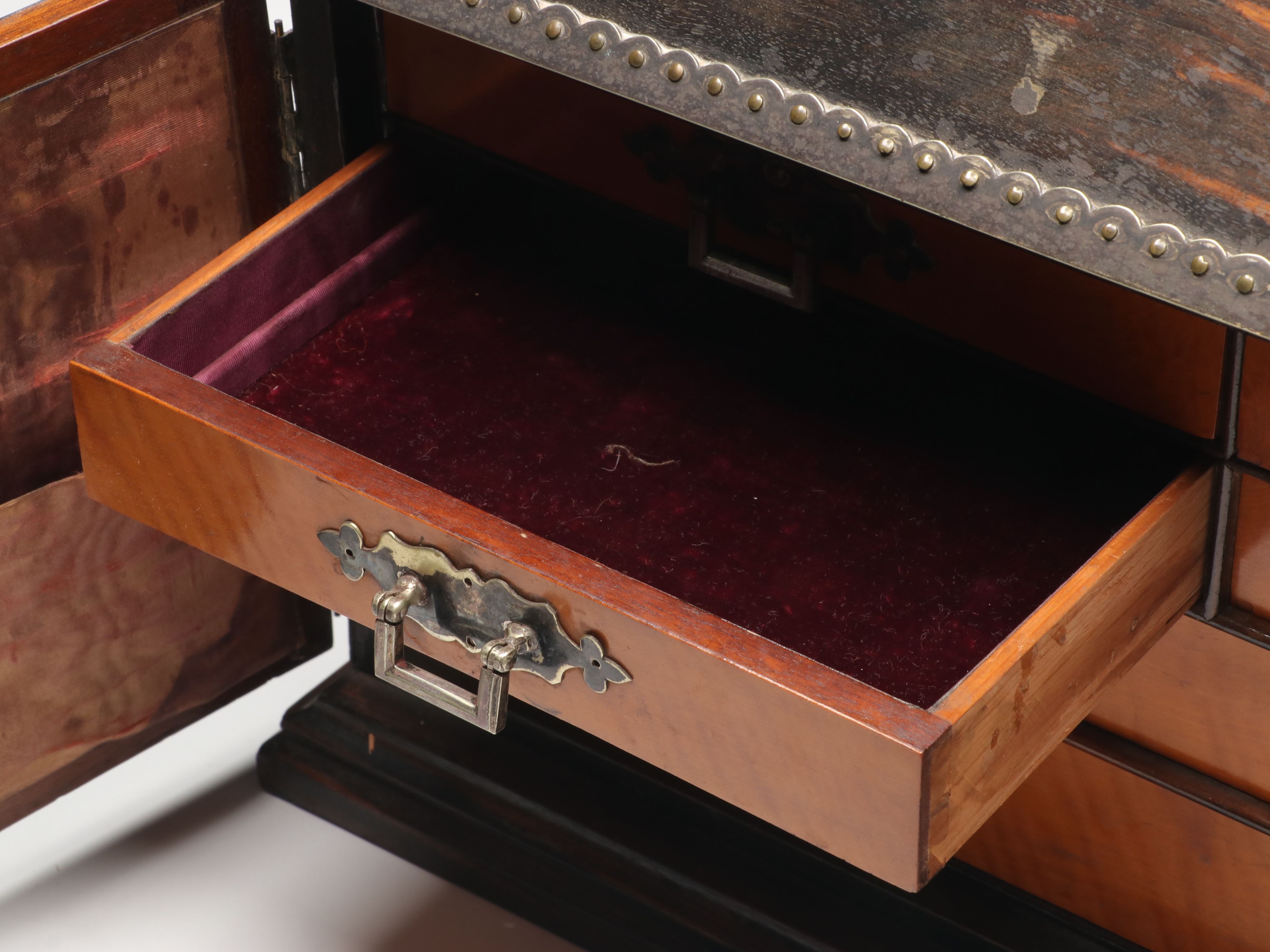 William IV Brass Mounted Calamander Box, First Half 19th Century