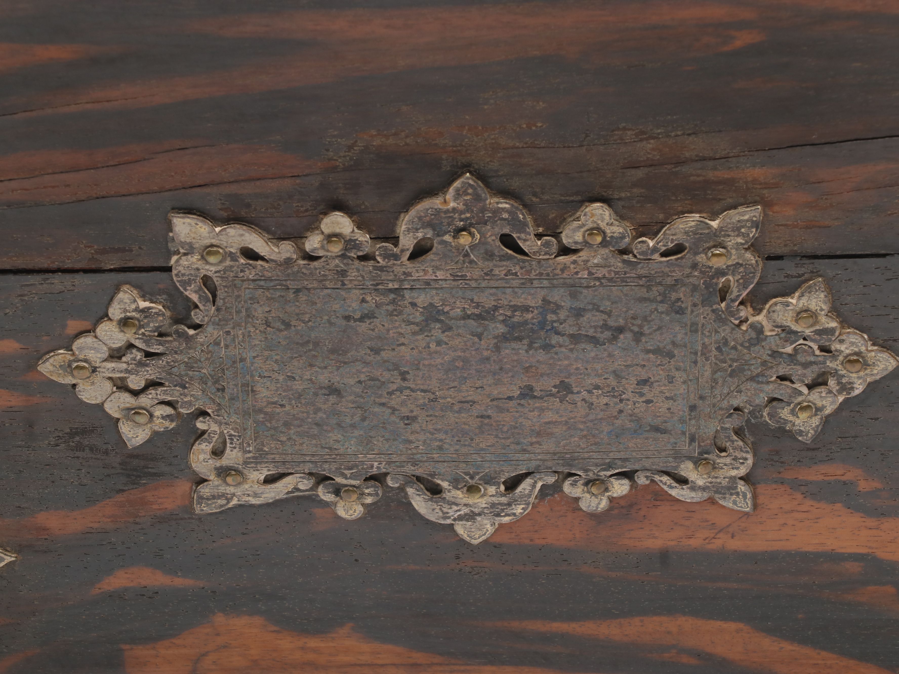 William IV Brass Mounted Calamander Box, First Half 19th Century