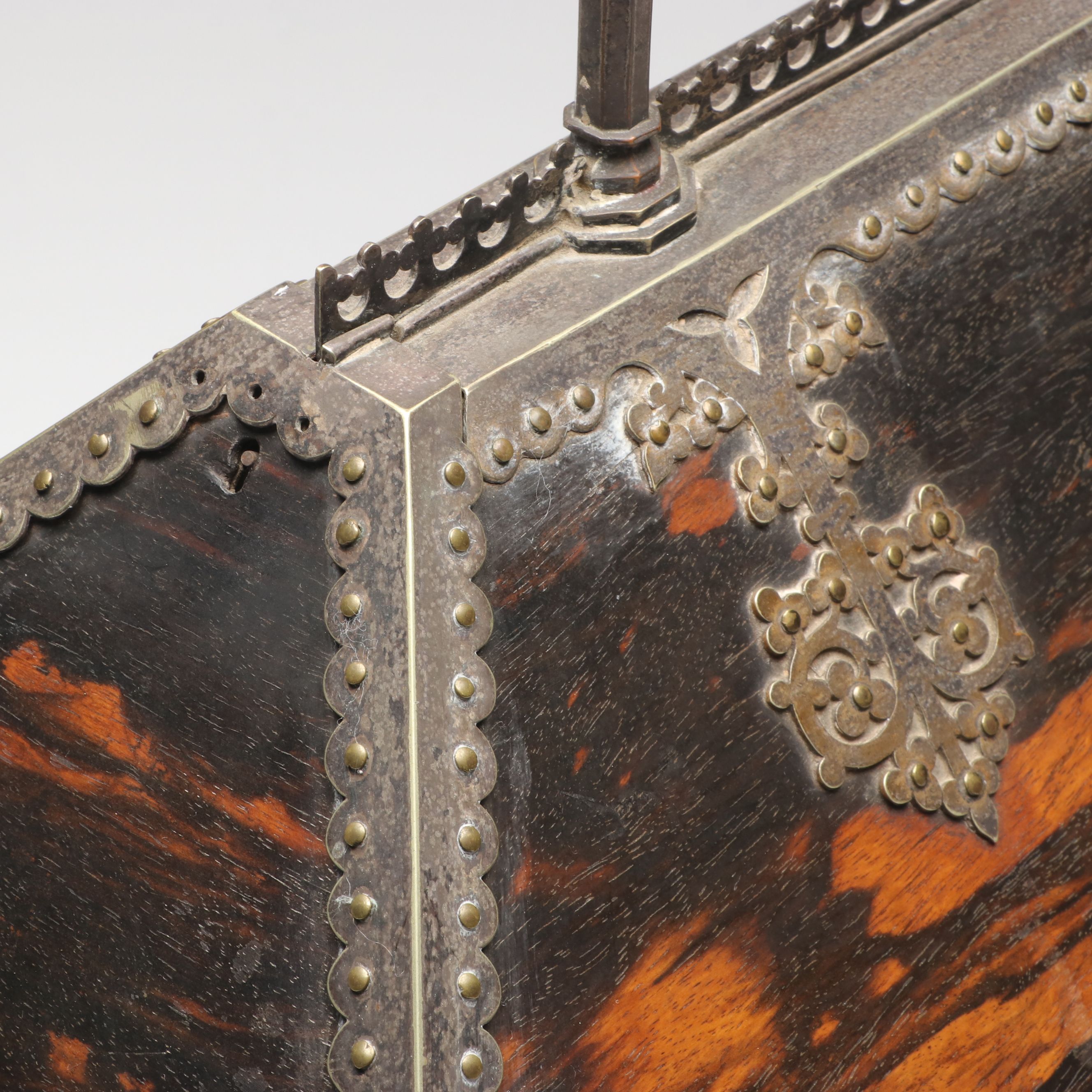 William IV Brass Mounted Calamander Box, First Half 19th Century