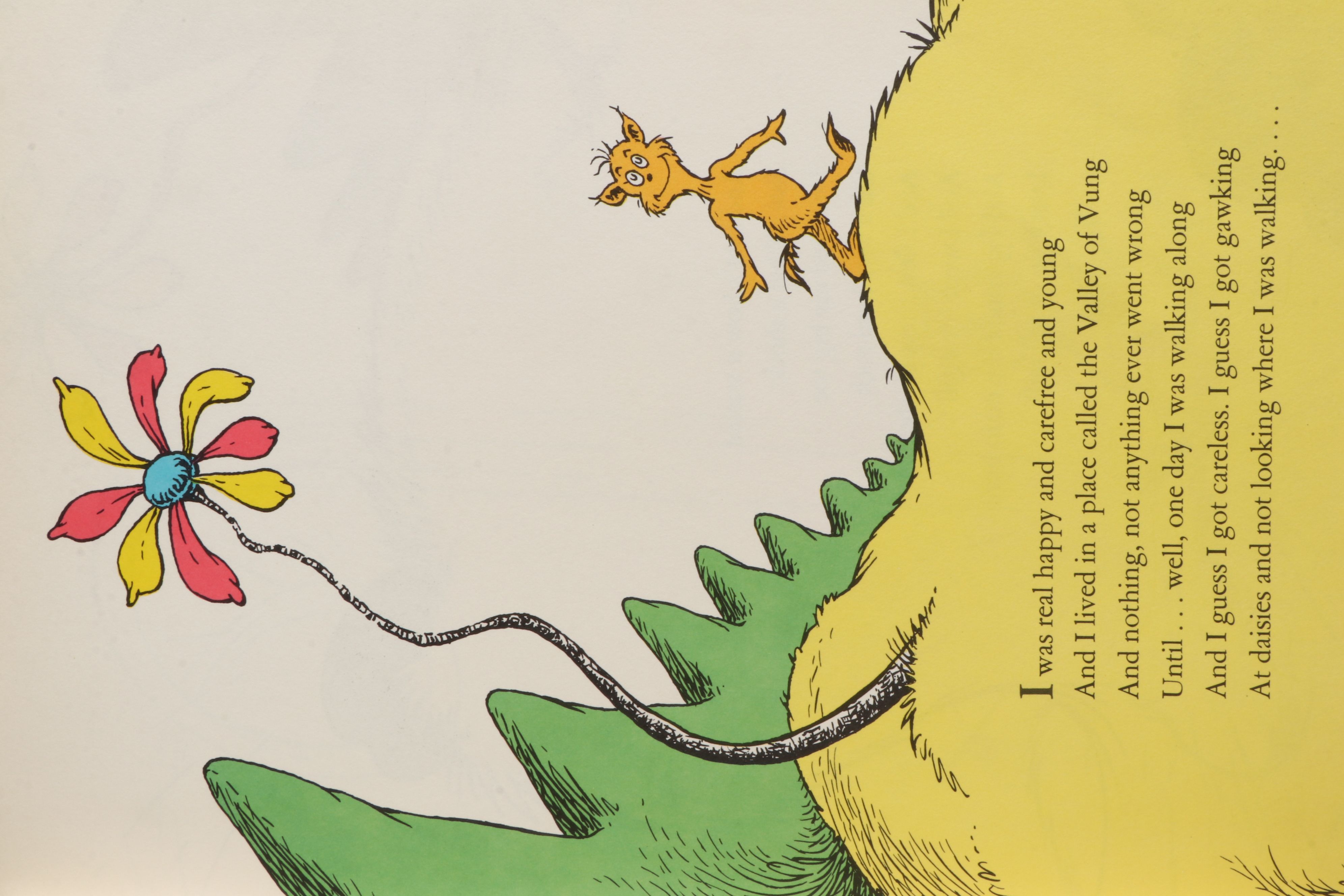 First Printing "I Had Trouble in Getting to Solla Sollew" by Dr. Seuss, 1965