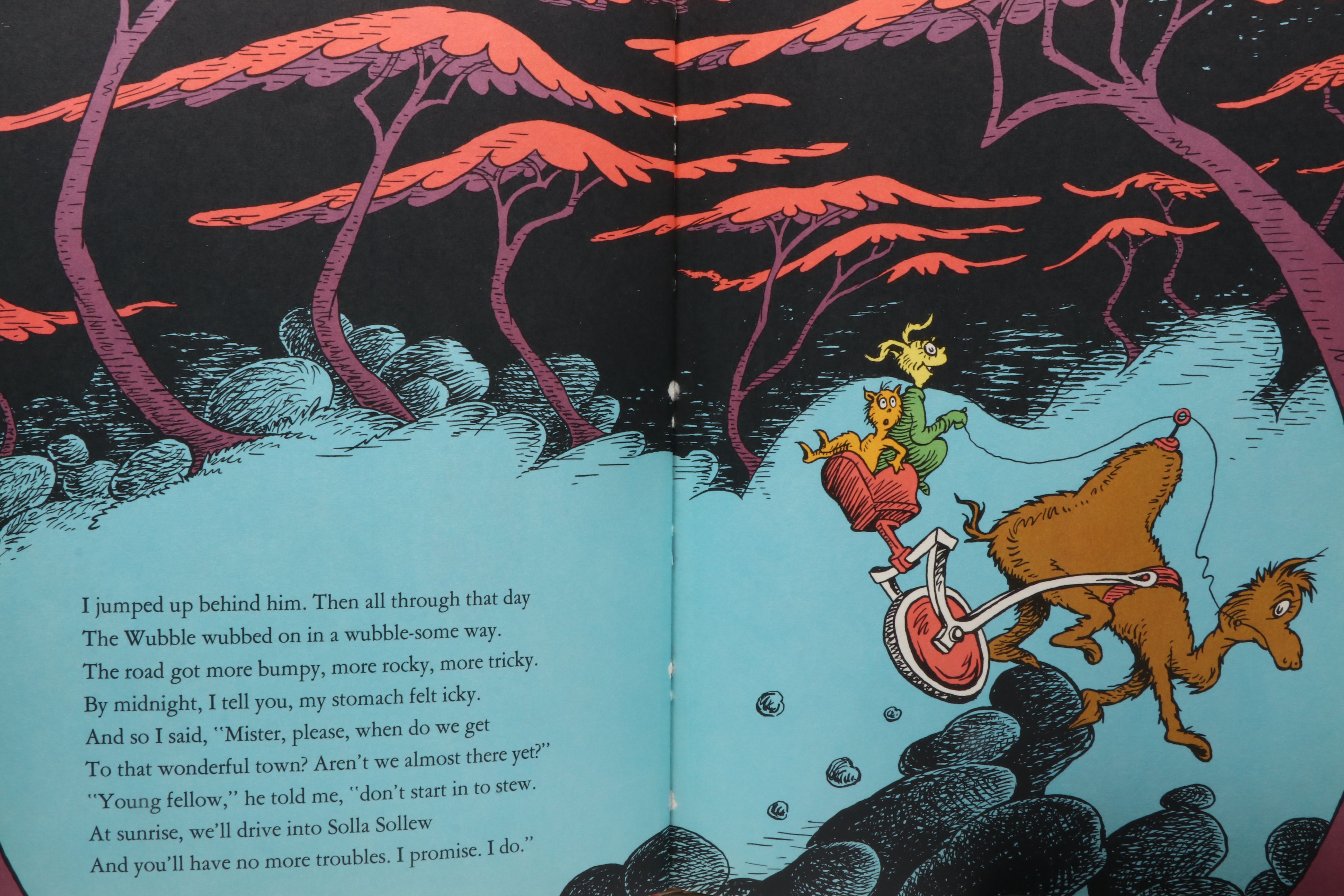 First Printing "I Had Trouble in Getting to Solla Sollew" by Dr. Seuss, 1965
