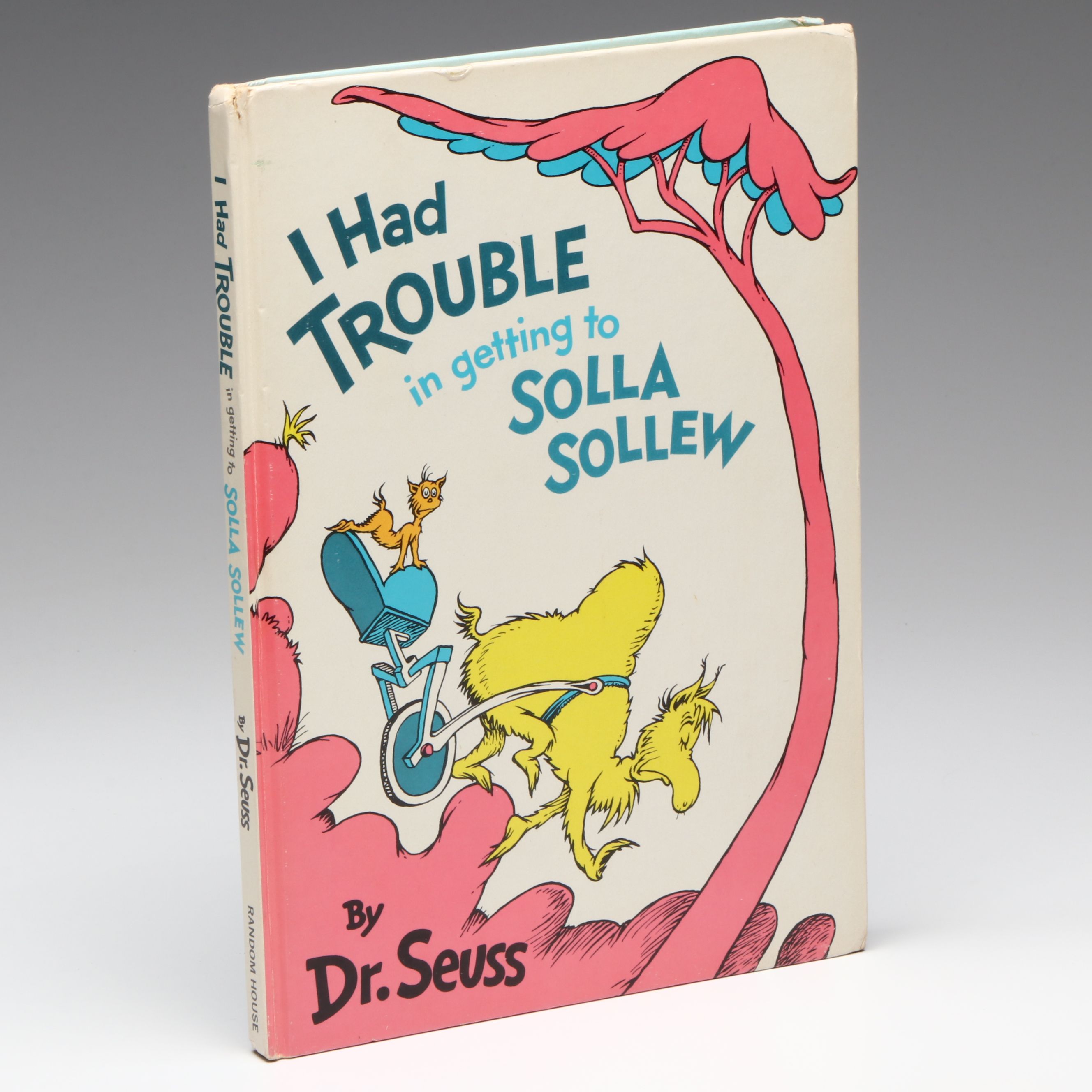 First Printing "I Had Trouble in Getting to Solla Sollew" by Dr. Seuss, 1965