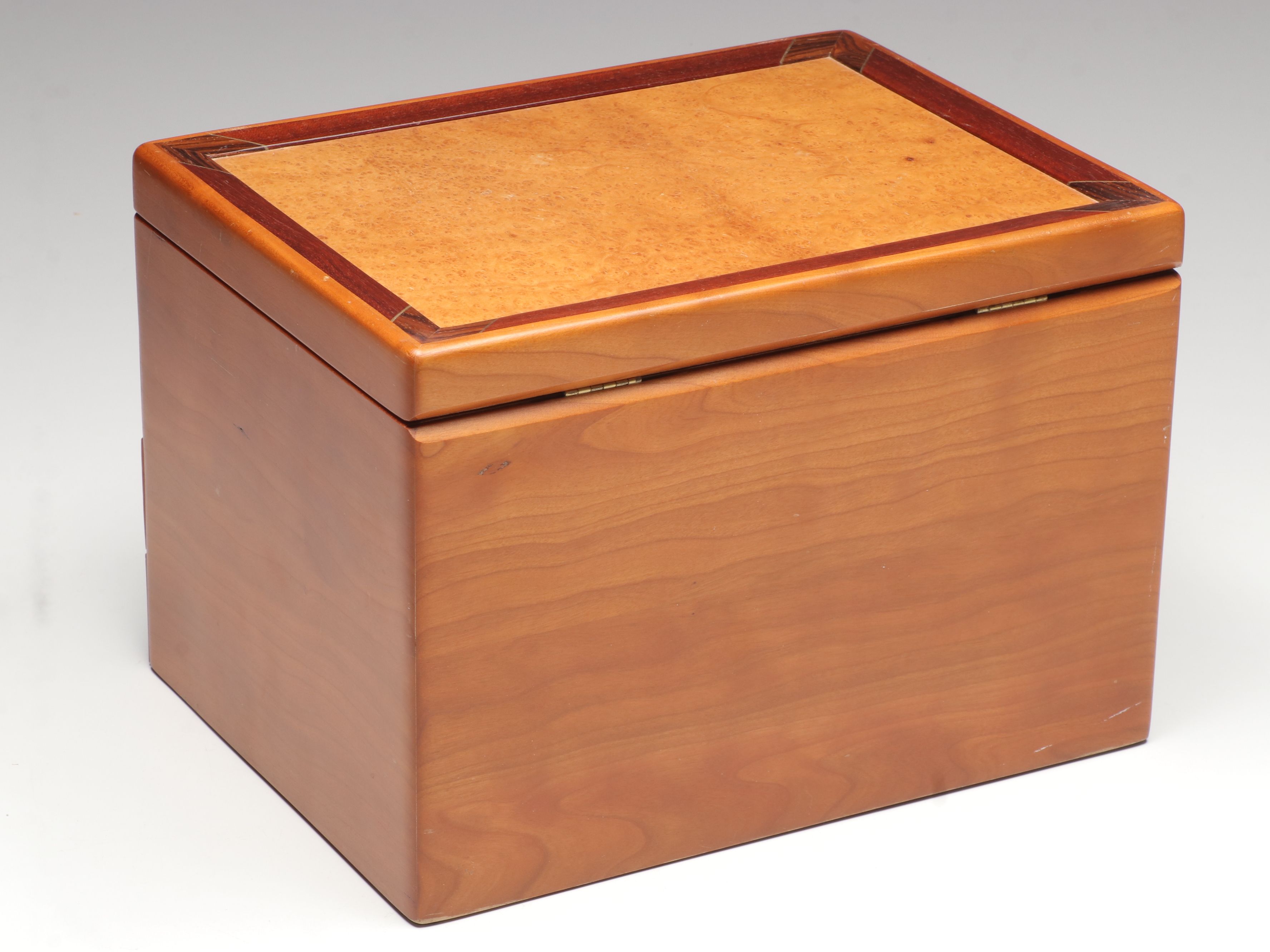 Michael Fisher for Heartwood Creations "Prairie I" Wooden Jewelry Box
