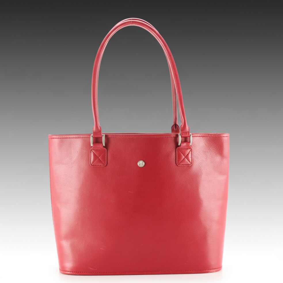 Mercedes-Benz The Collection Tote Bag in Red Leather