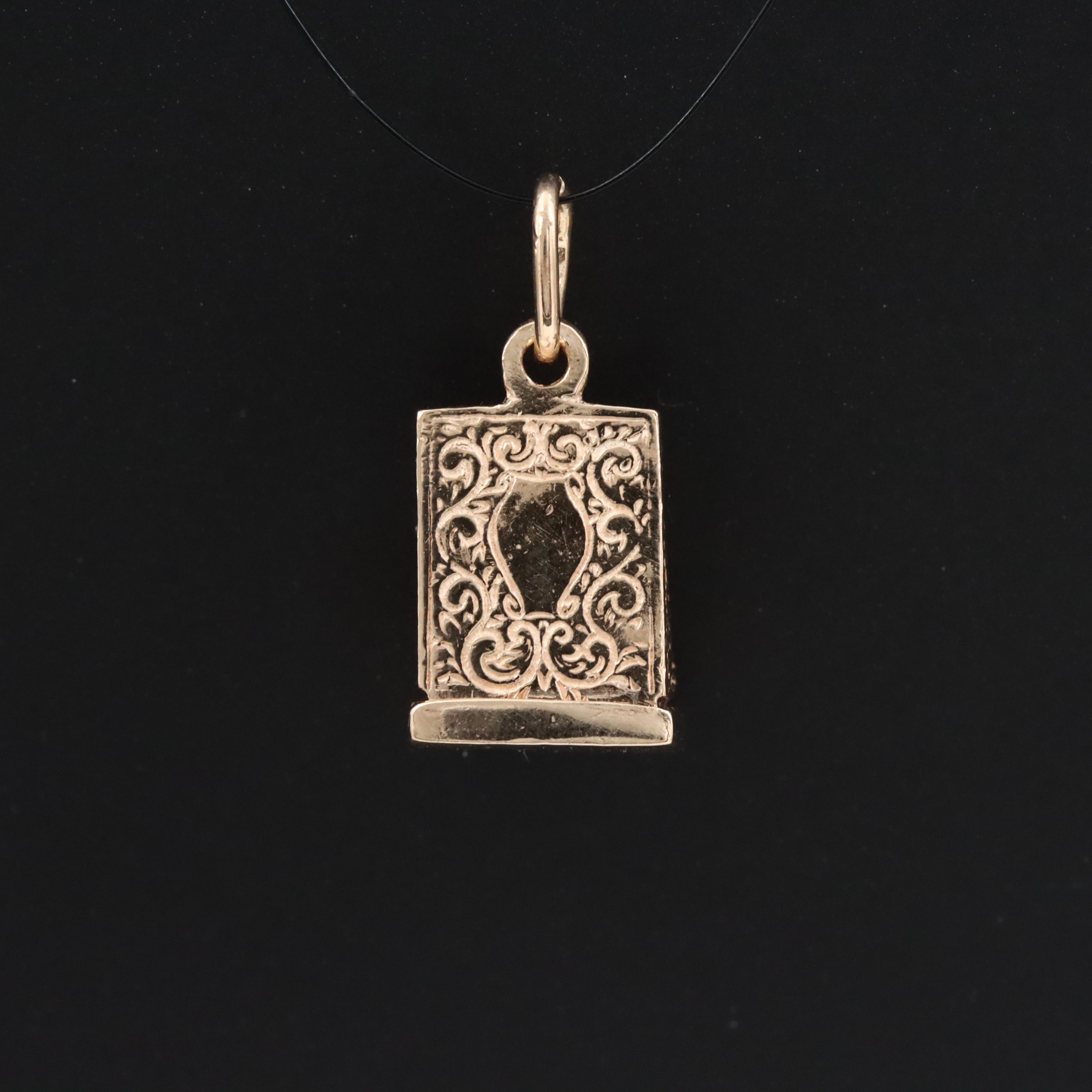 Articulated 14K Cash Register Pendant