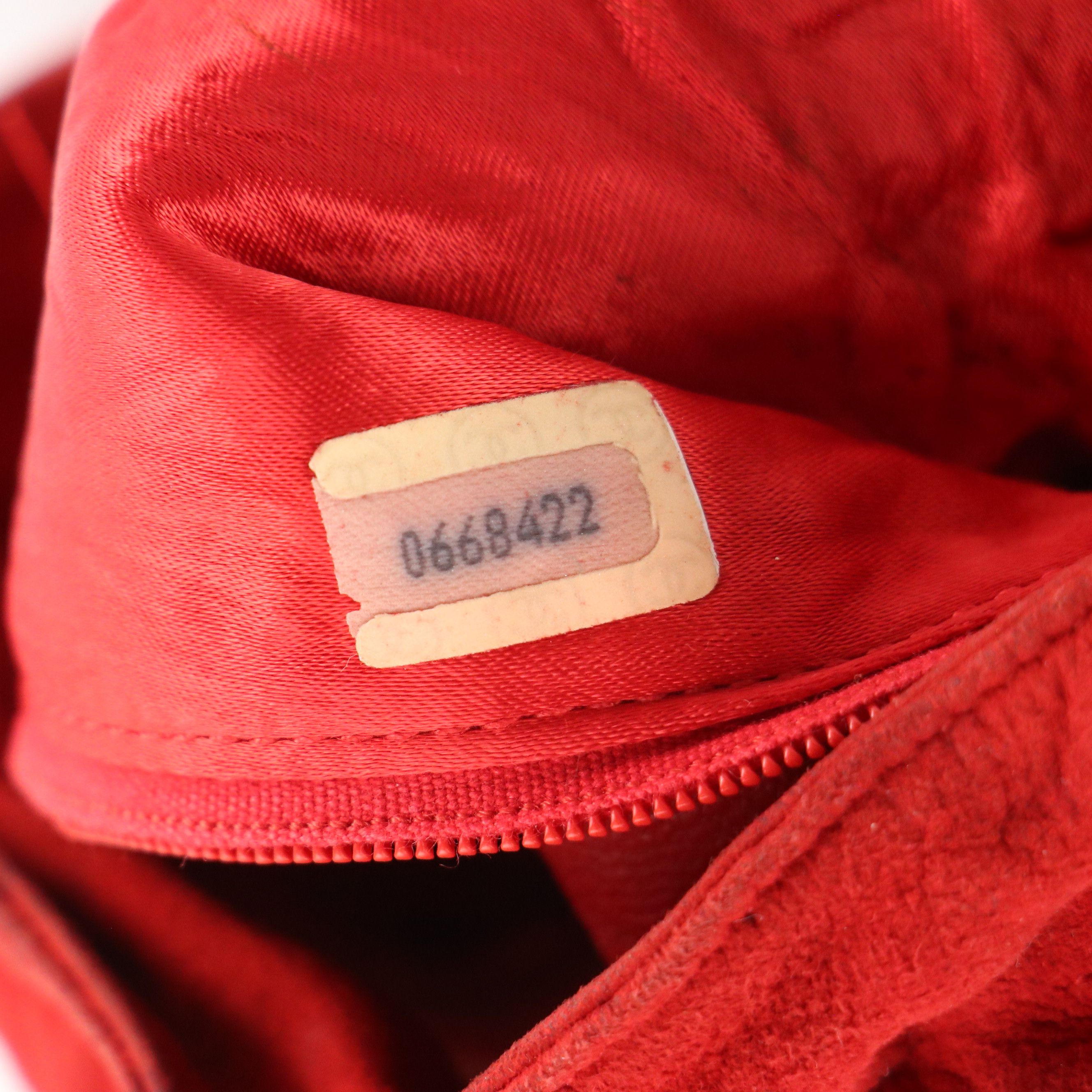 Chanel Quilted Red Suede Mini Drawstring Bucket Bag