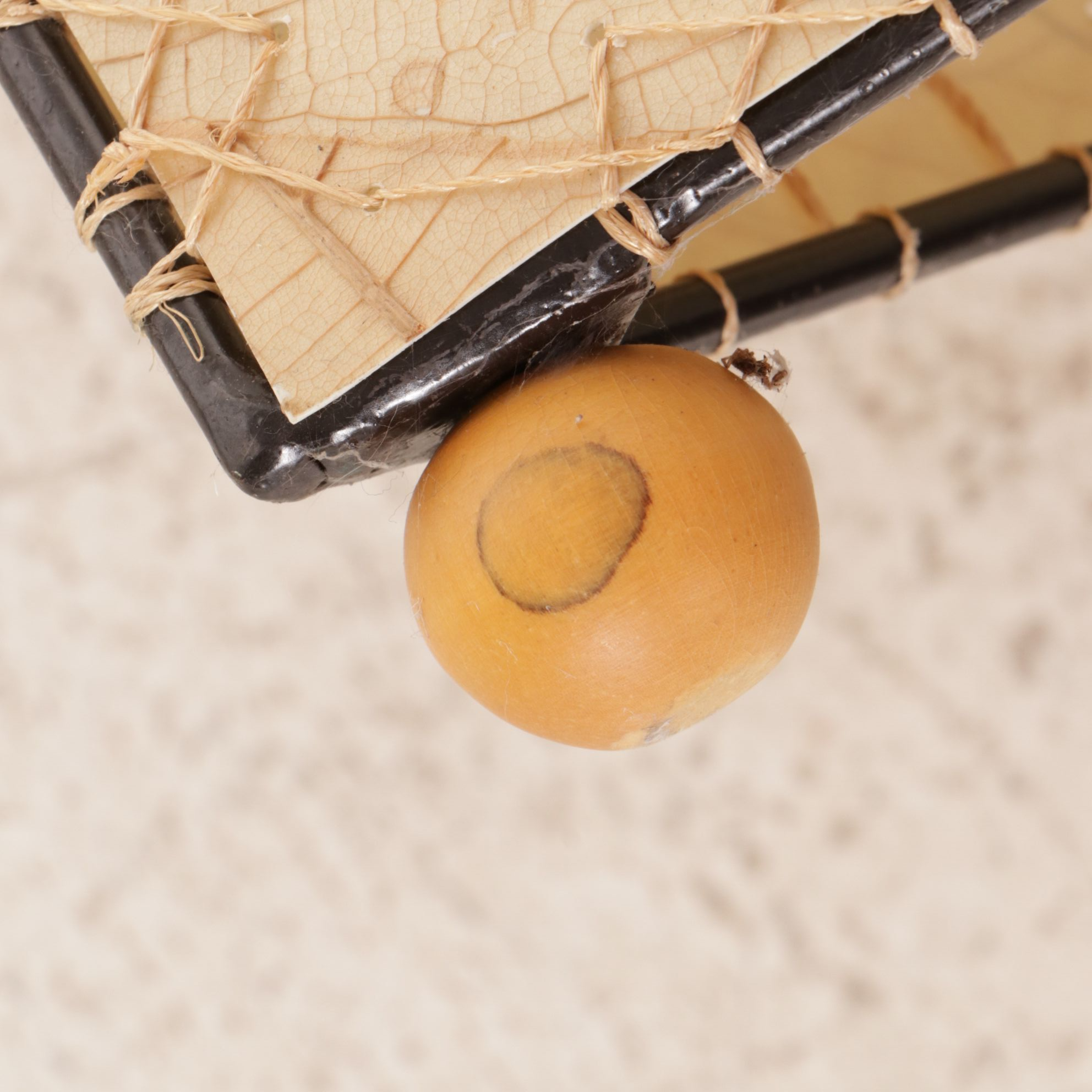 Eangee Home Design Iron & Cocoa Leaf Floor Lamp