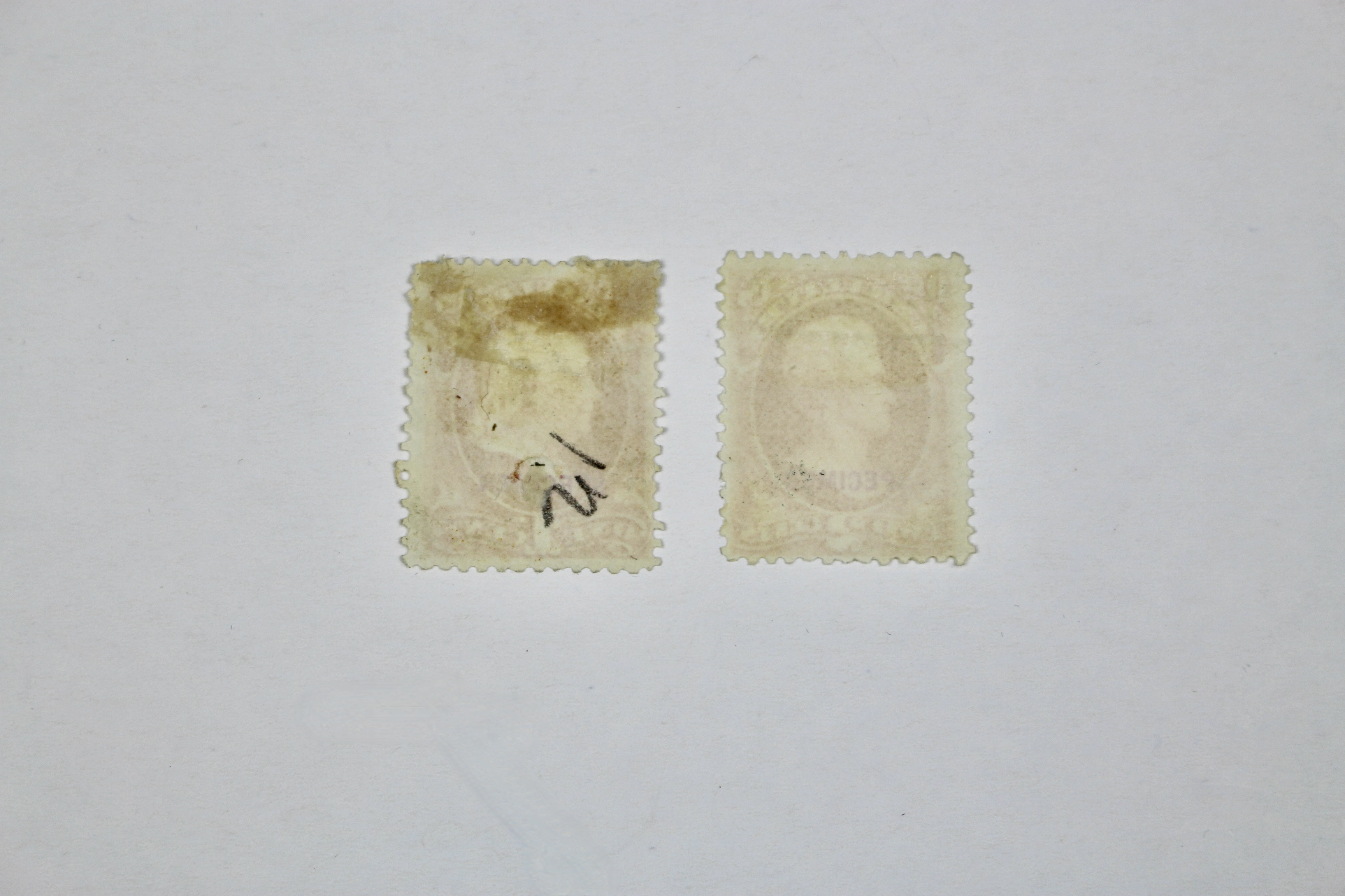 Four Different Specimen Official U.S. Stamps