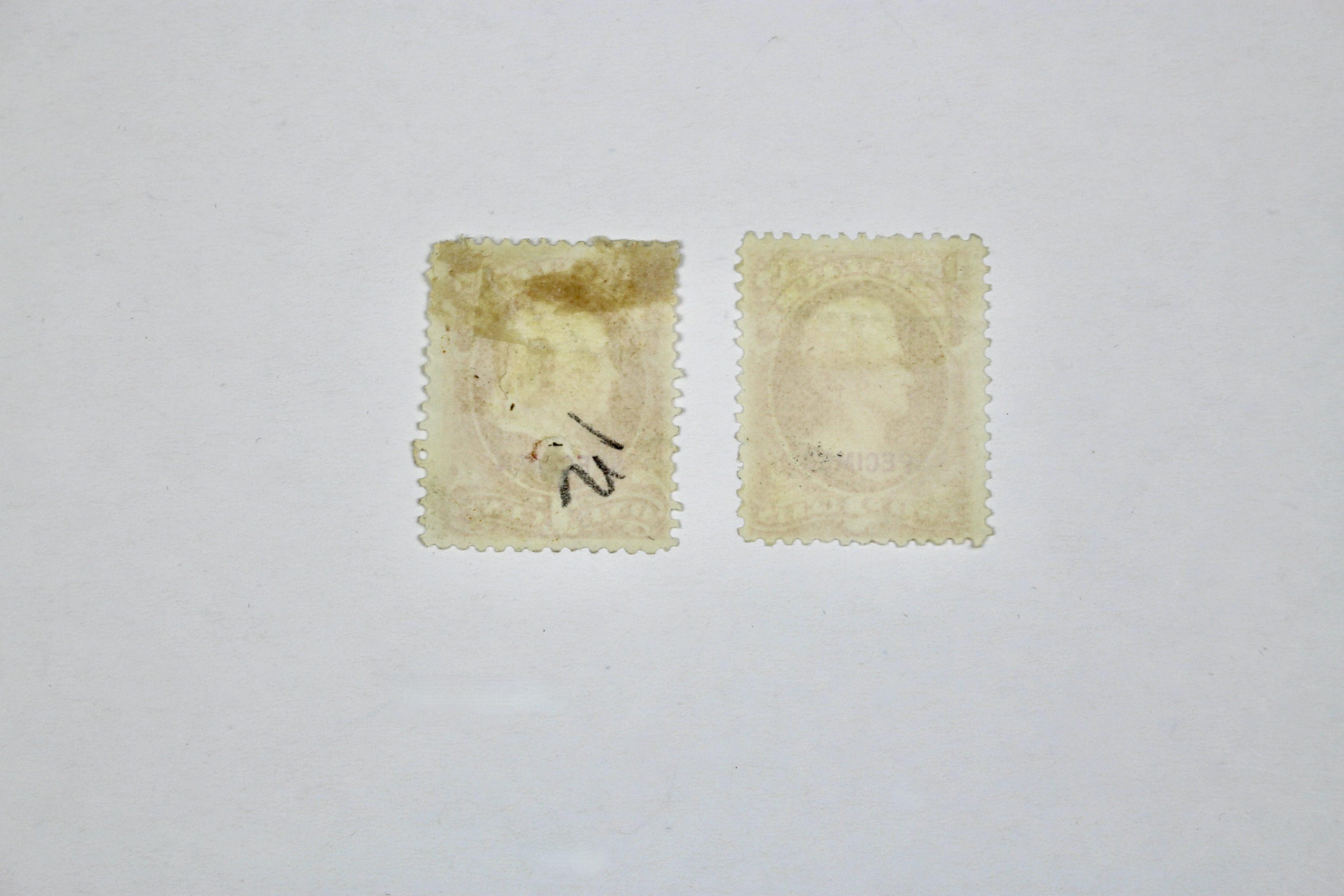 Four Different Specimen Official U.S. Stamps