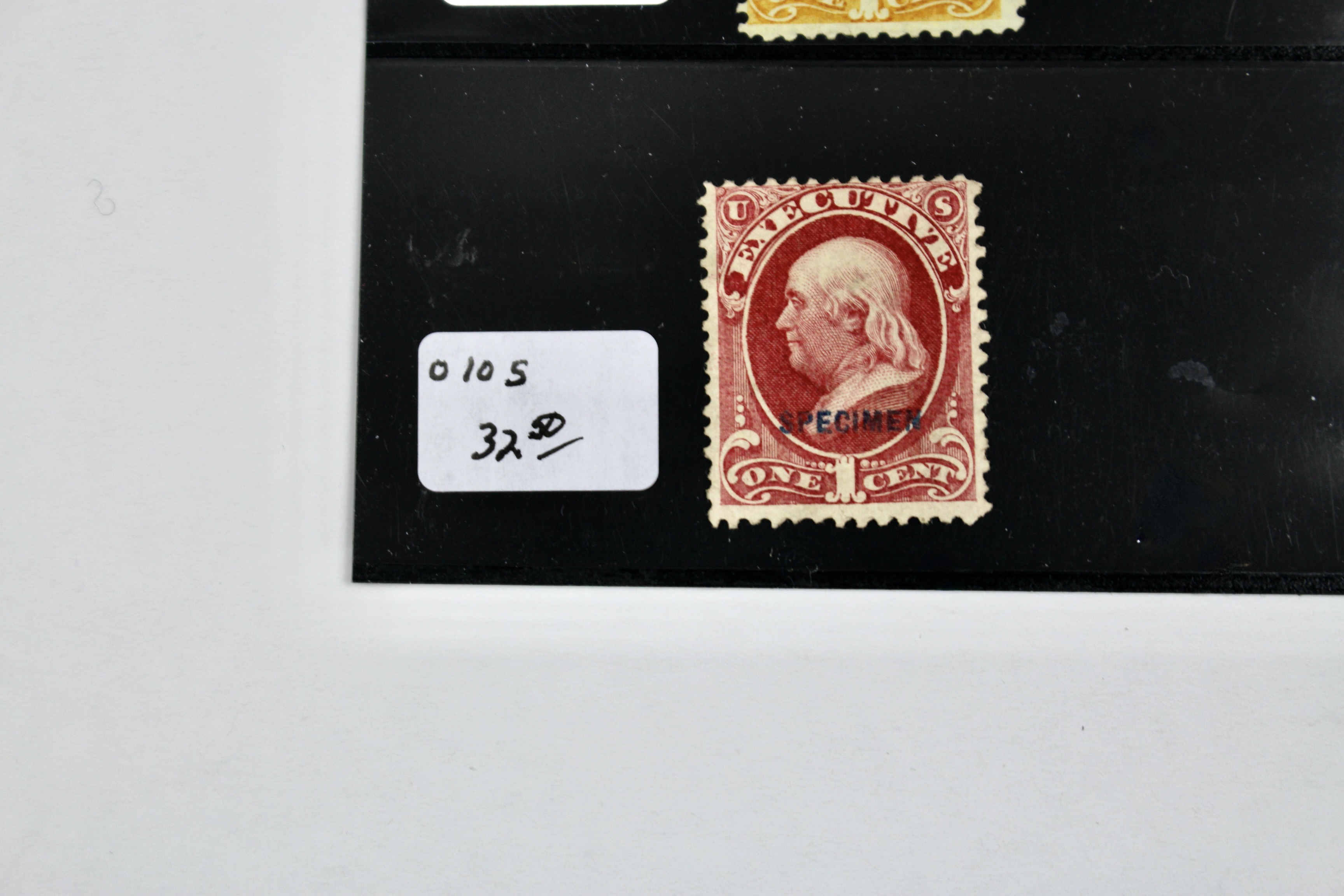 Four Different Specimen Official U.S. Stamps