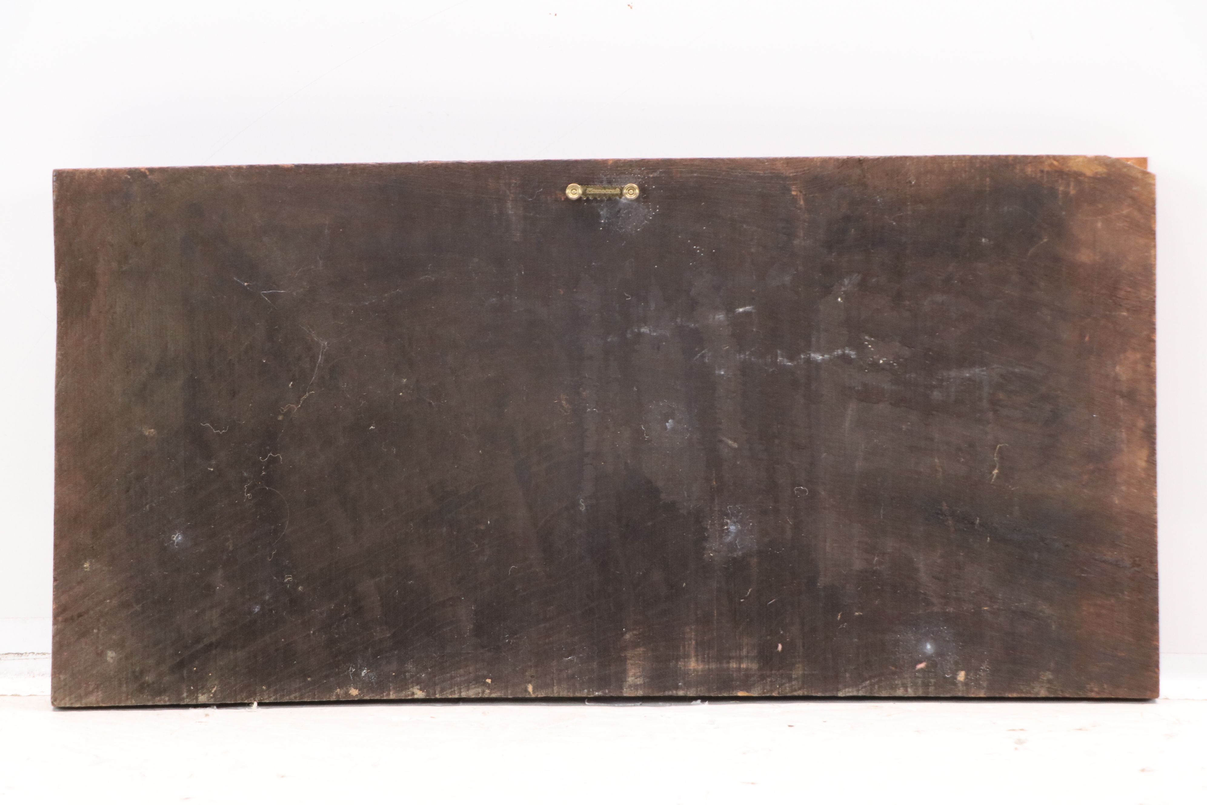 Indian Inspired Bent Copper Bas-Relief Panel