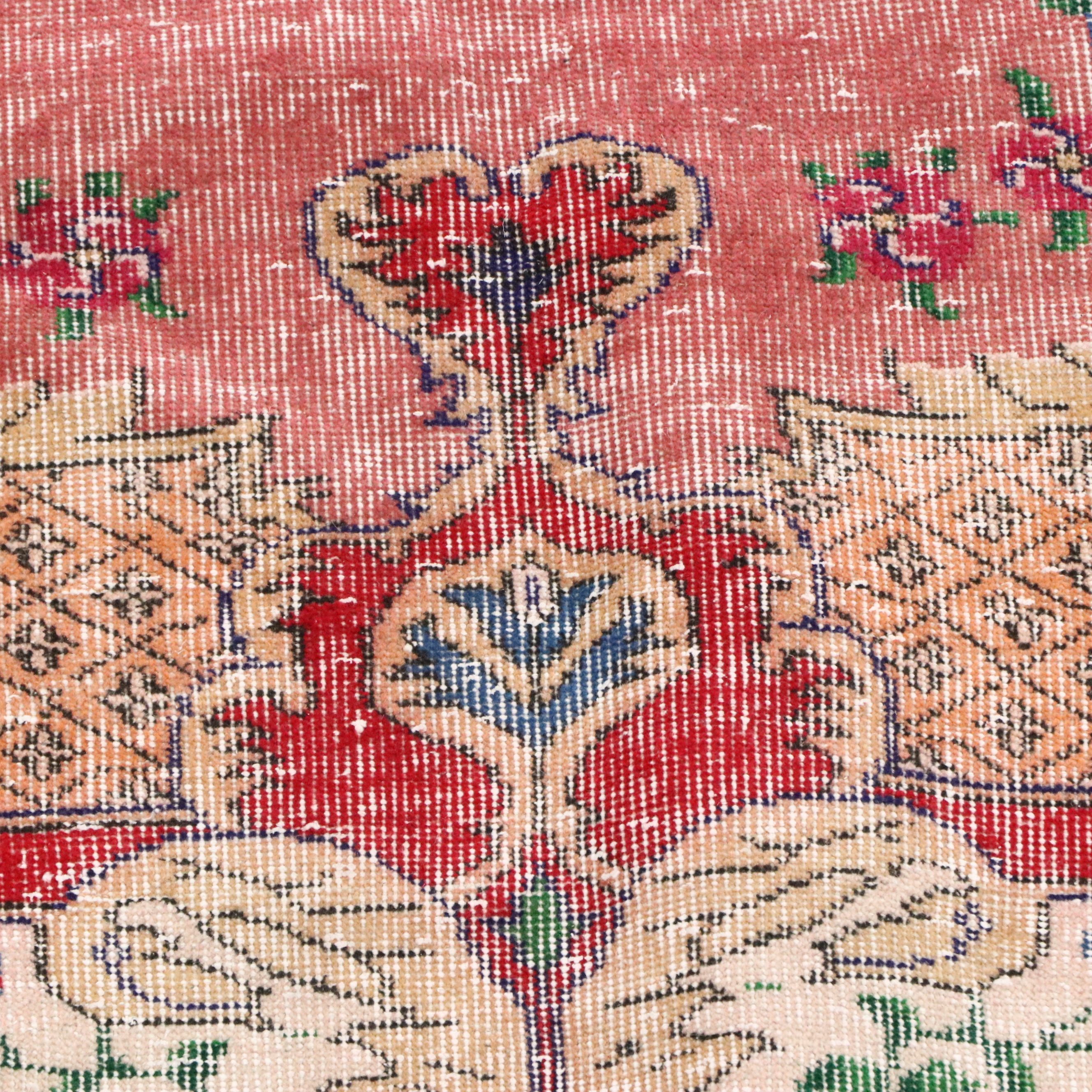 5'9 x 8'7 Hand-Knotted Turkish Area Rug