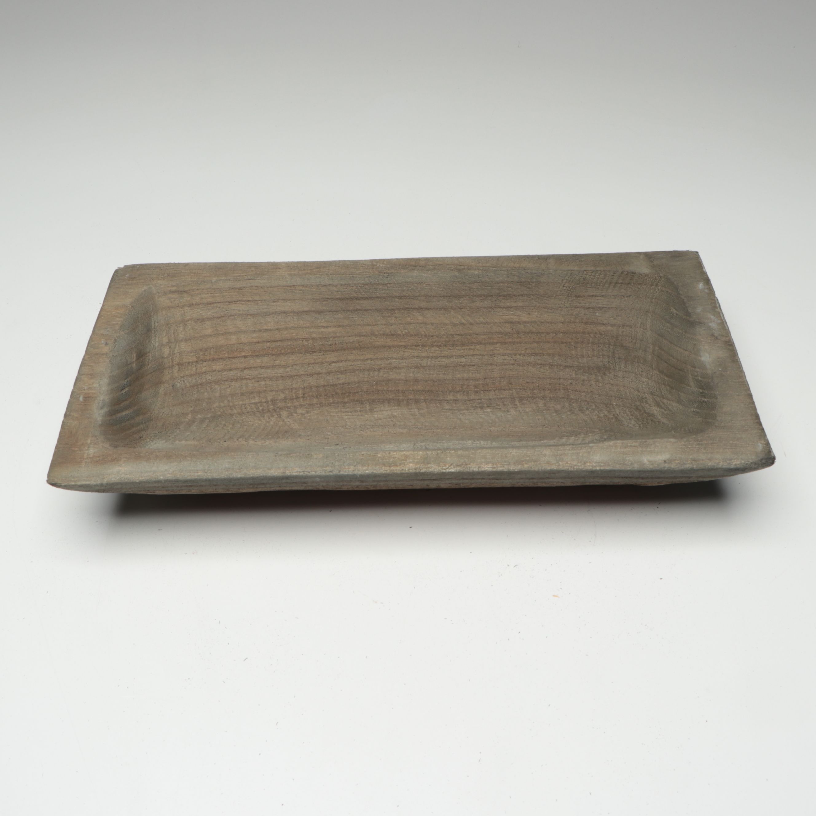 Primitive Style Wooden Decorative Nesting Dough Bowls