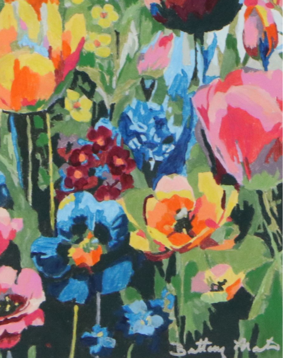 Brittony Martin Acrylic Painting "Spring Garden," 2026