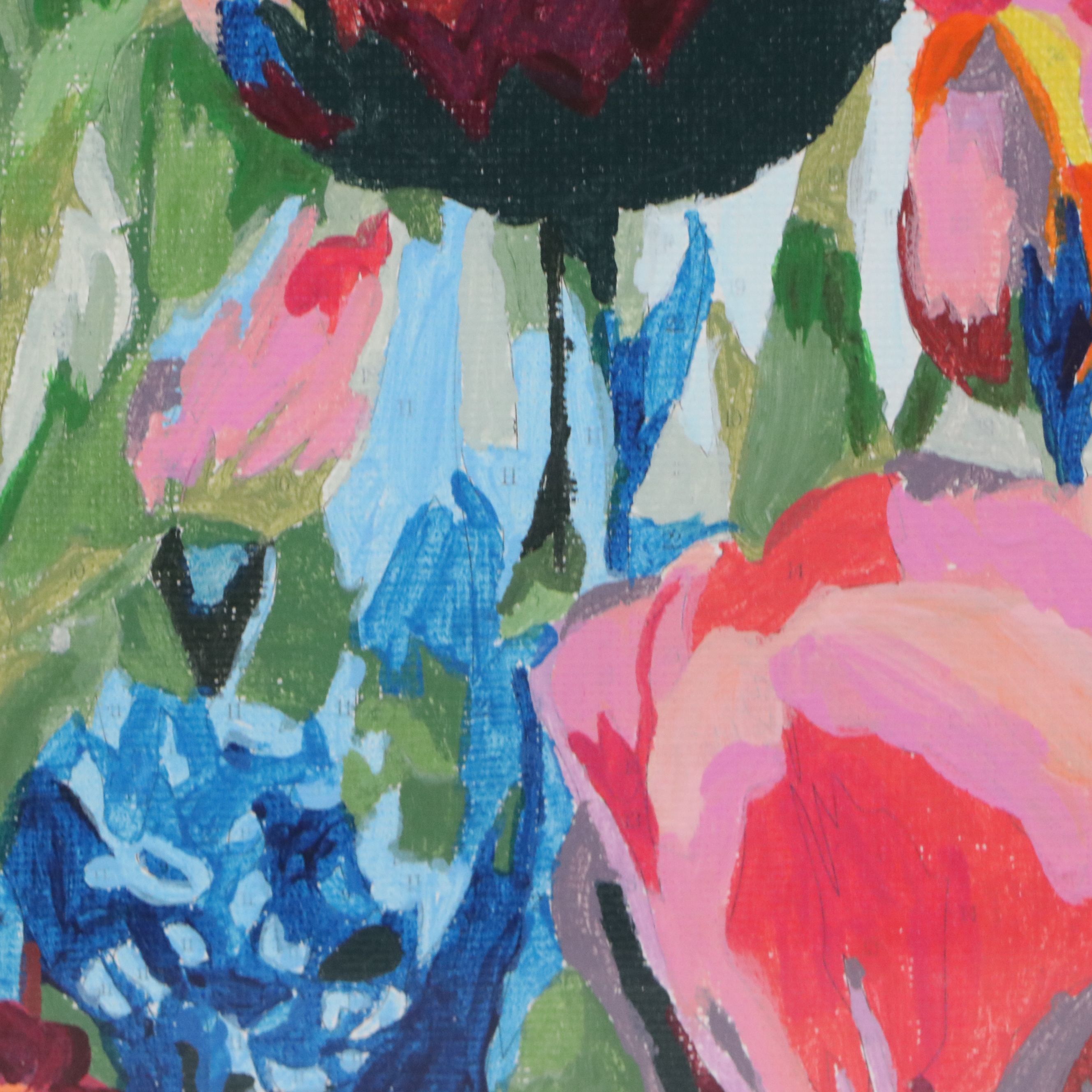 Brittony Martin Acrylic Painting "Spring Garden," 2026