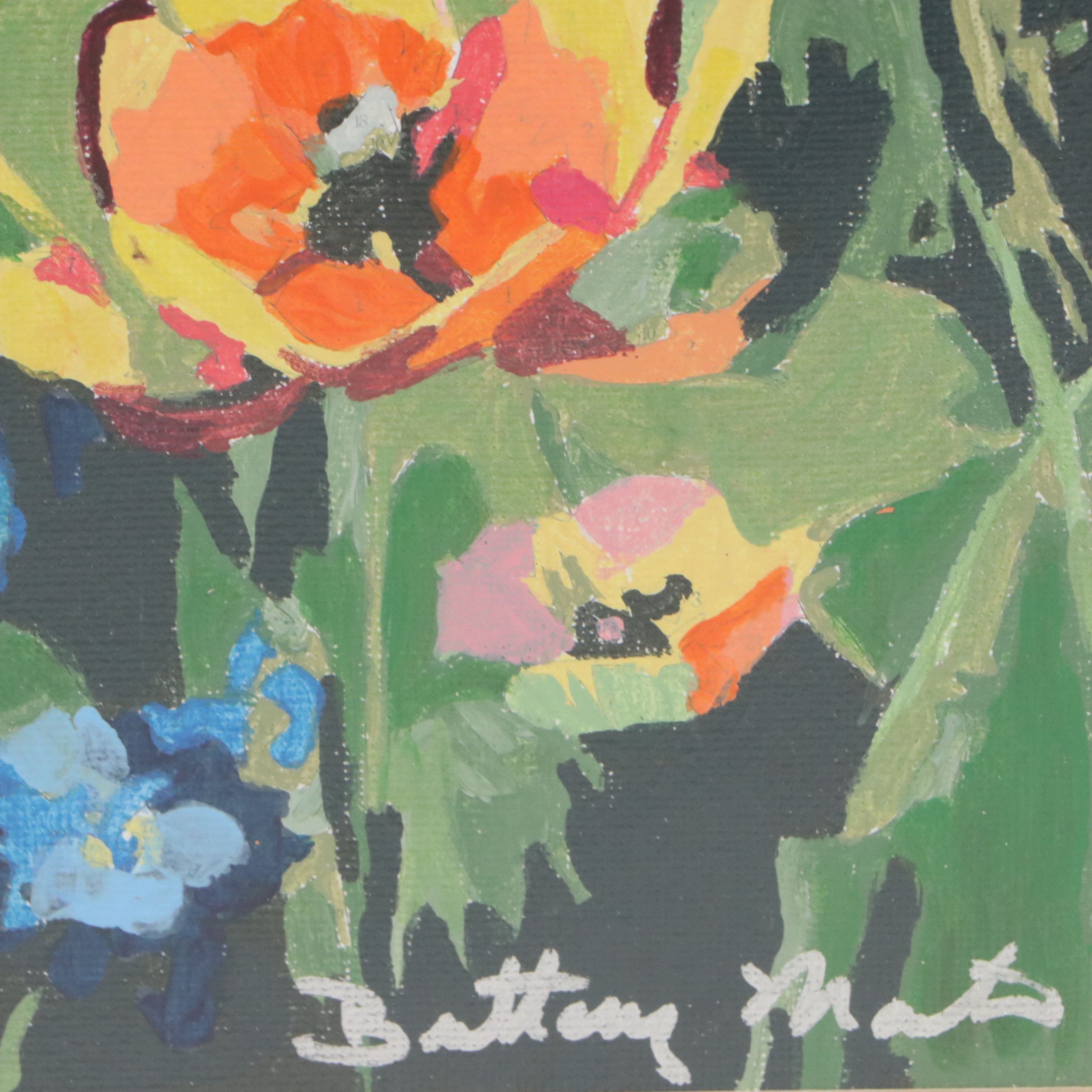 Brittony Martin Acrylic Painting "Spring Garden," 2026