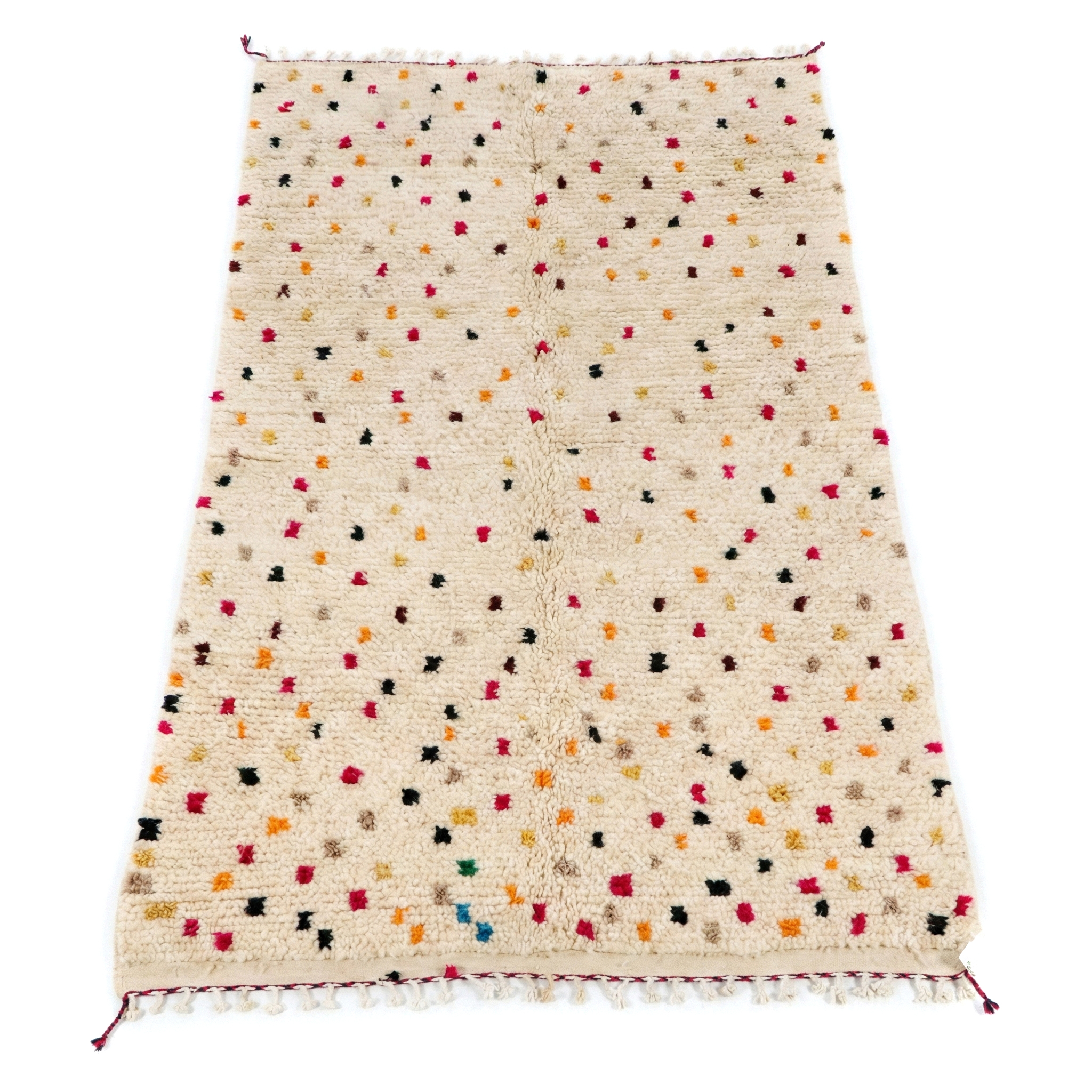 4'8 x 8'5 Hand-Knotted Moroccan Azilal Area Rug