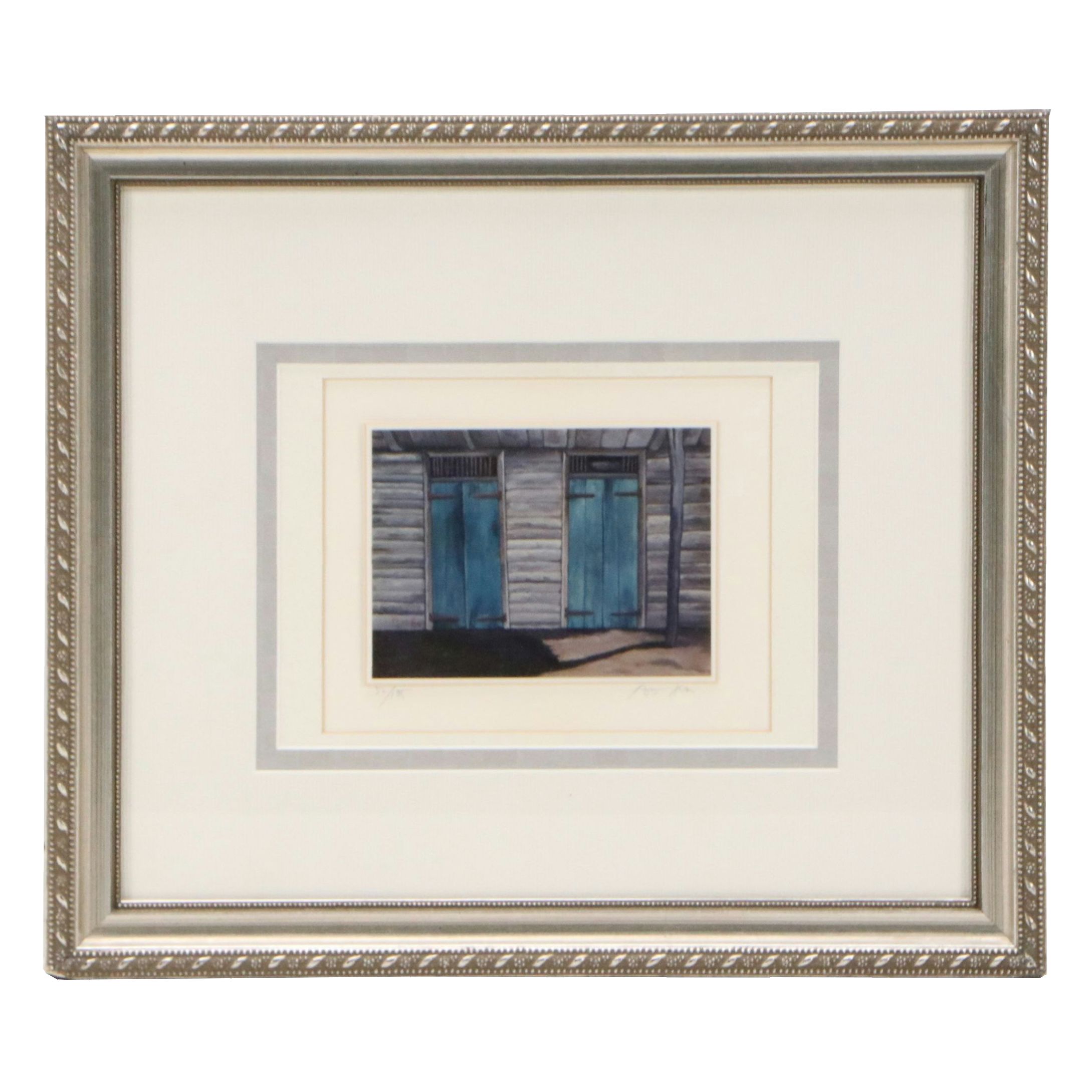 Bo Jia Giclée on Board of Two Doors