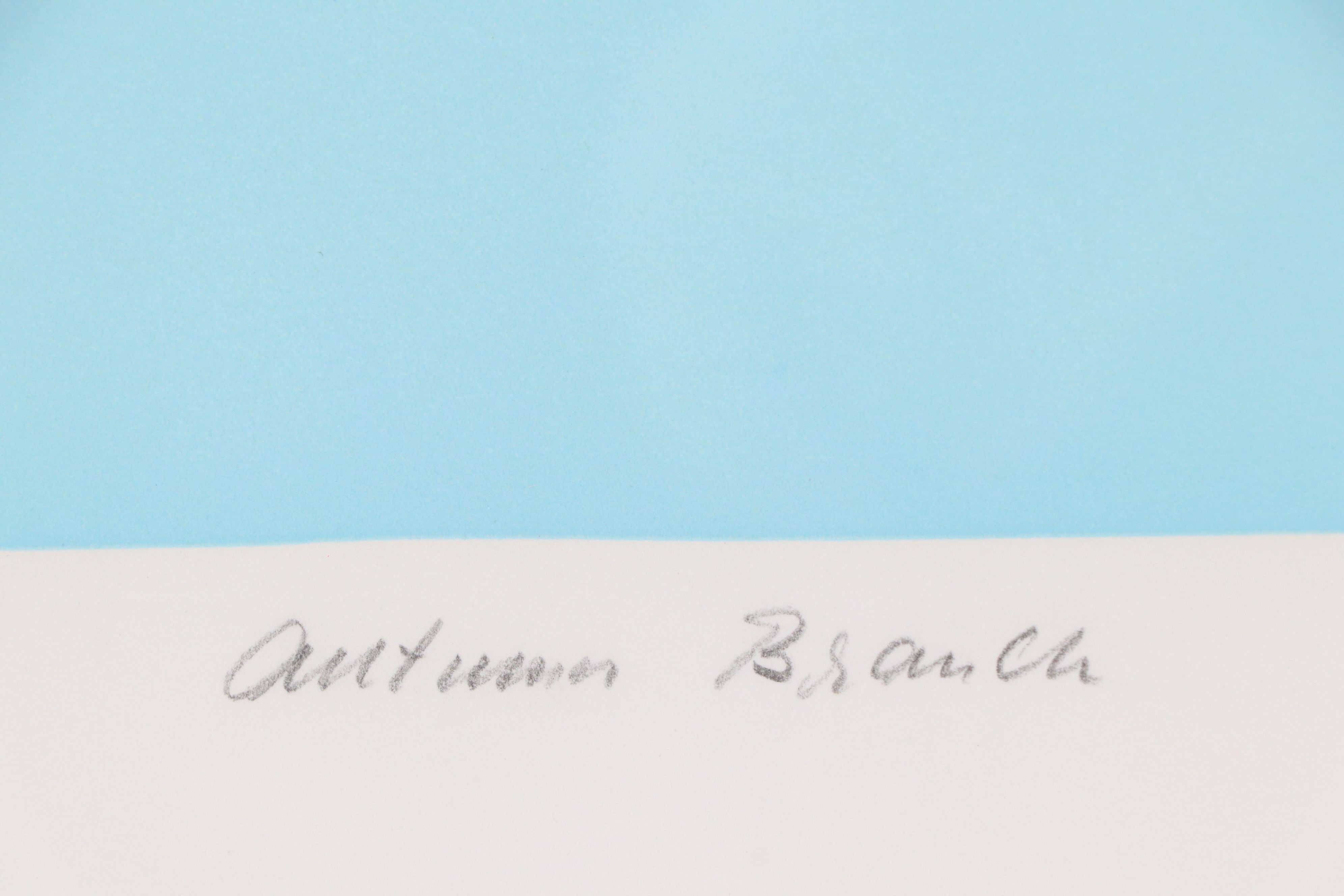 Thom De Jong Color Lithograph "Autumn Branch," Late 20th Century