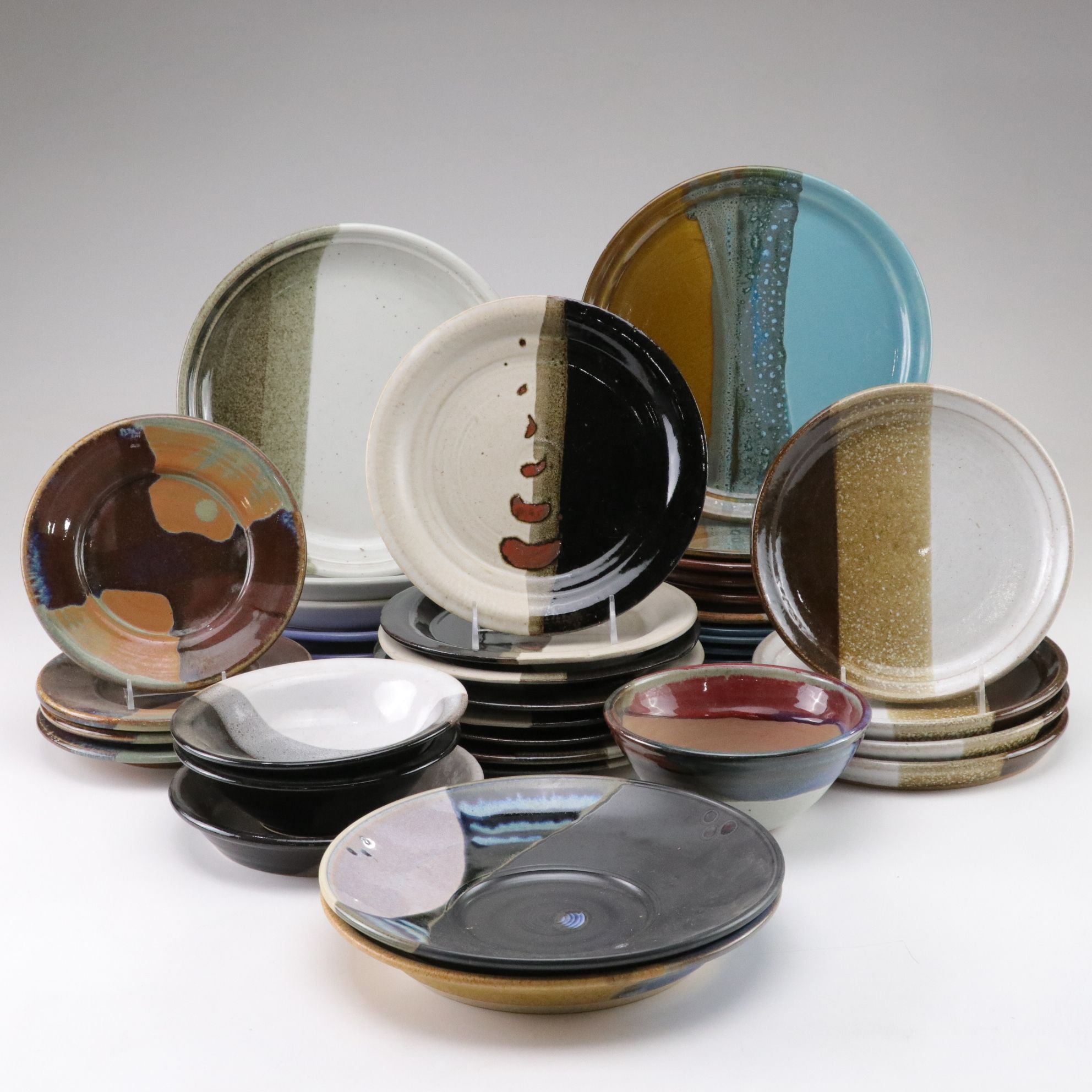 Mikasa "Off Hand" Stoneware Plates and Other Dinnerware