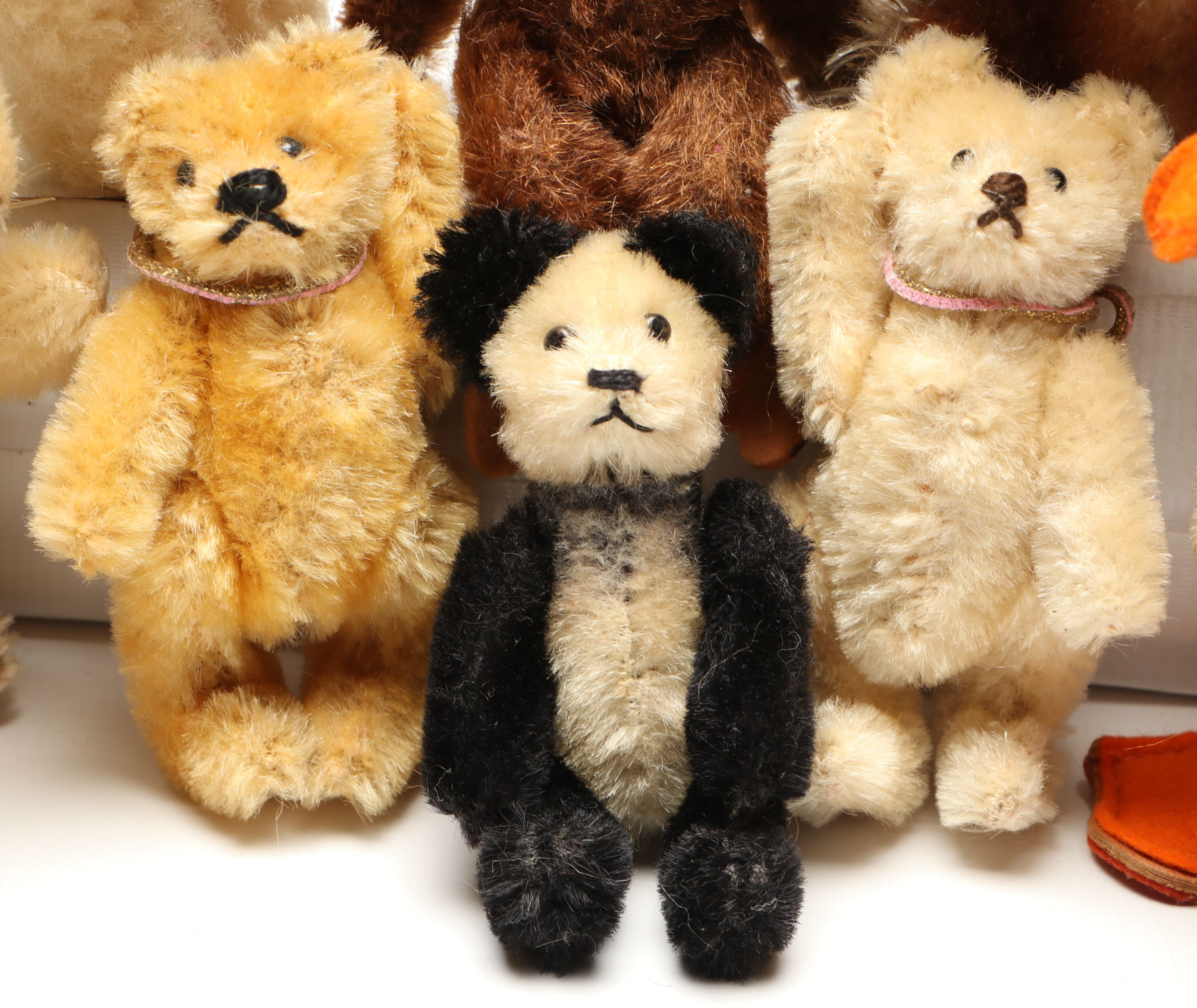 Steiff Squirrel, Dog with Other Small Stuffed Animals, Mid-20th Century