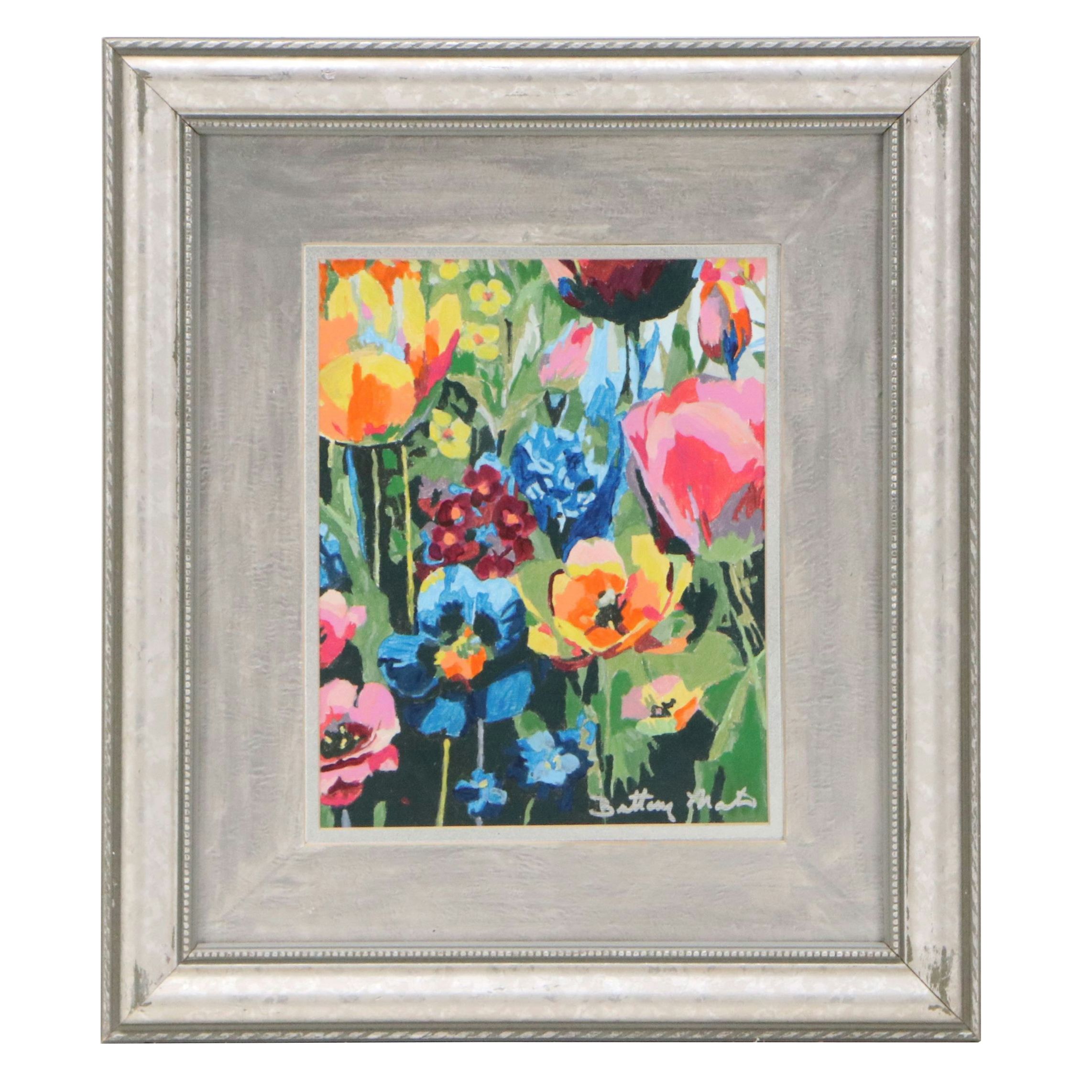 Brittony Martin Acrylic Painting "Spring Garden," 2026