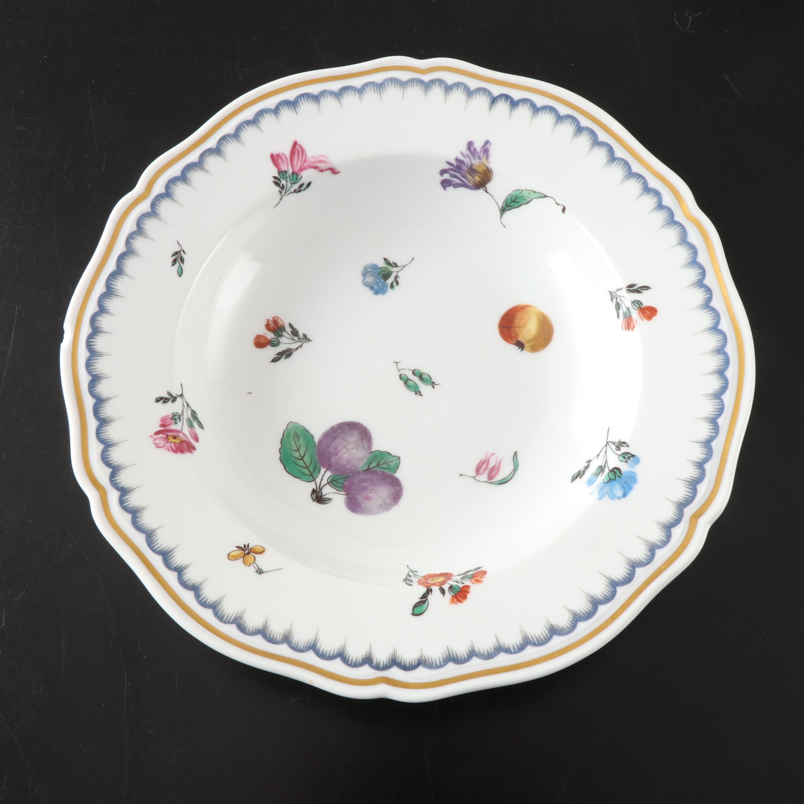 Richard Ginori "Italian Fruits" Porcelain Dinnerware, Mid to Late 20th Century