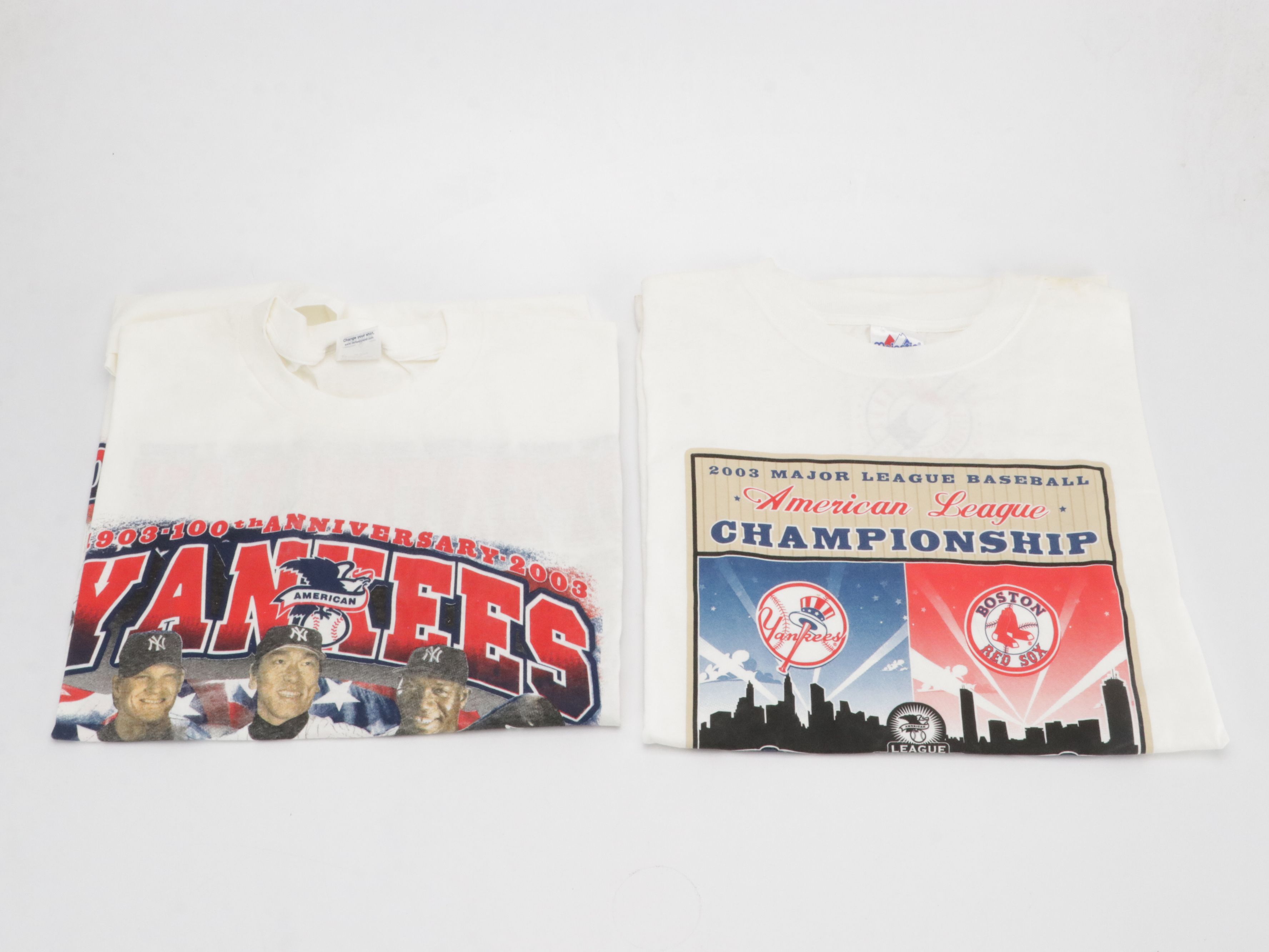 Men's Vintage Graphic T-Shirts Including Super Bowl XXVIII, World Series, More