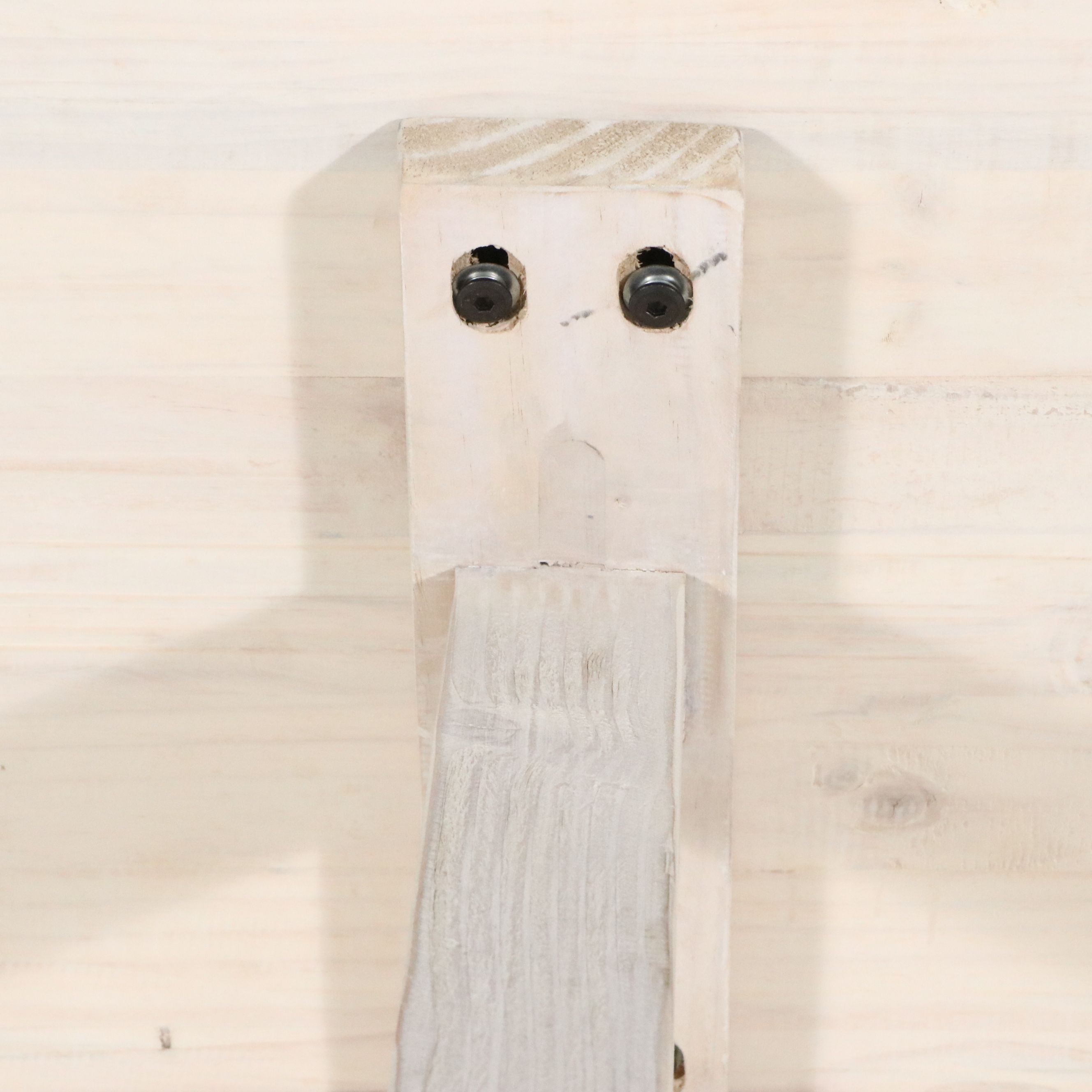 BOBO Intriguing Objects "Wagner" White Washed Pine Dining Table