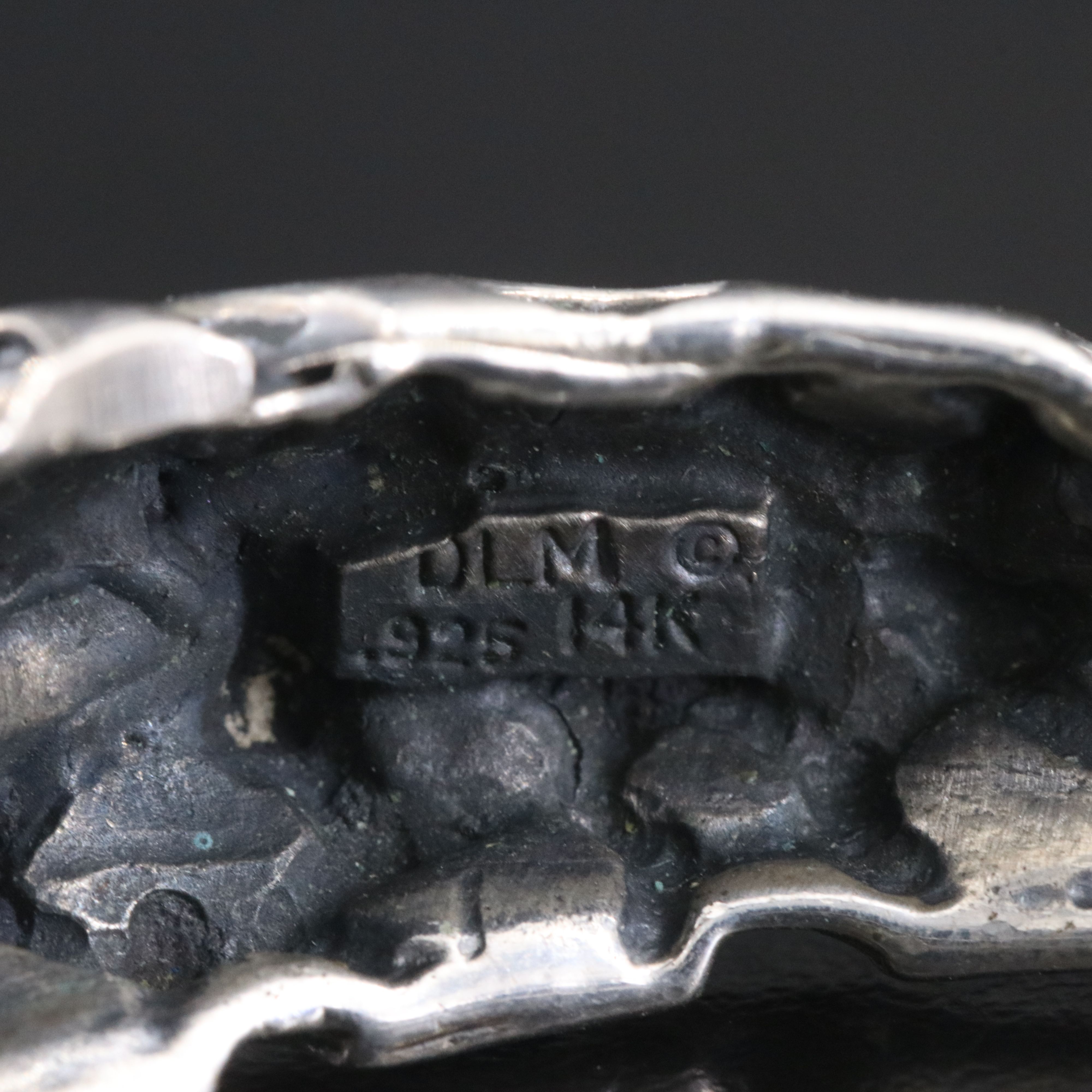 Dian Malouf Sterling Citrine Cuff Bracelet with 14K Accent