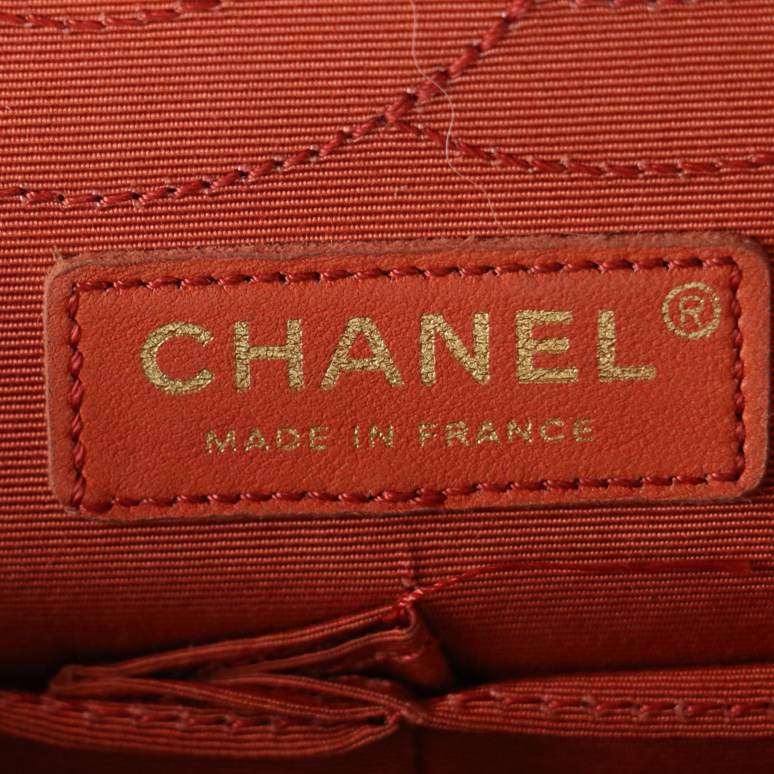 Chanel 2.55 Reissue Flap Chain Bag in Crocodile Quilted Silk
