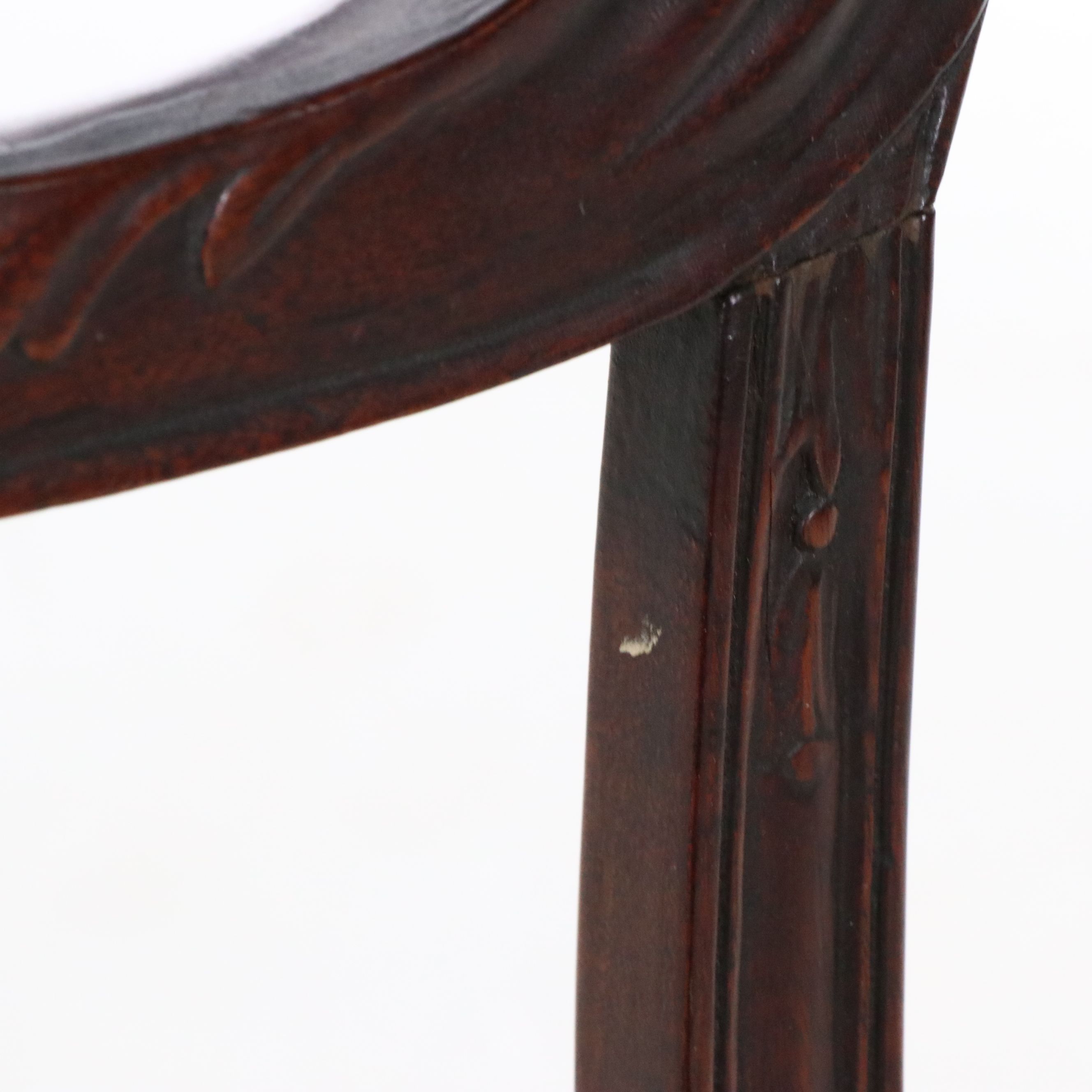 Chippendale Style Mahogany Settee