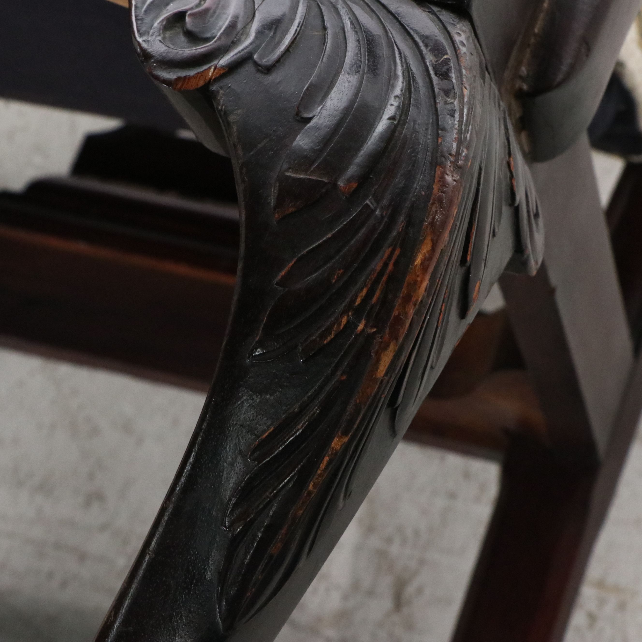 Chippendale Style Mahogany Settee